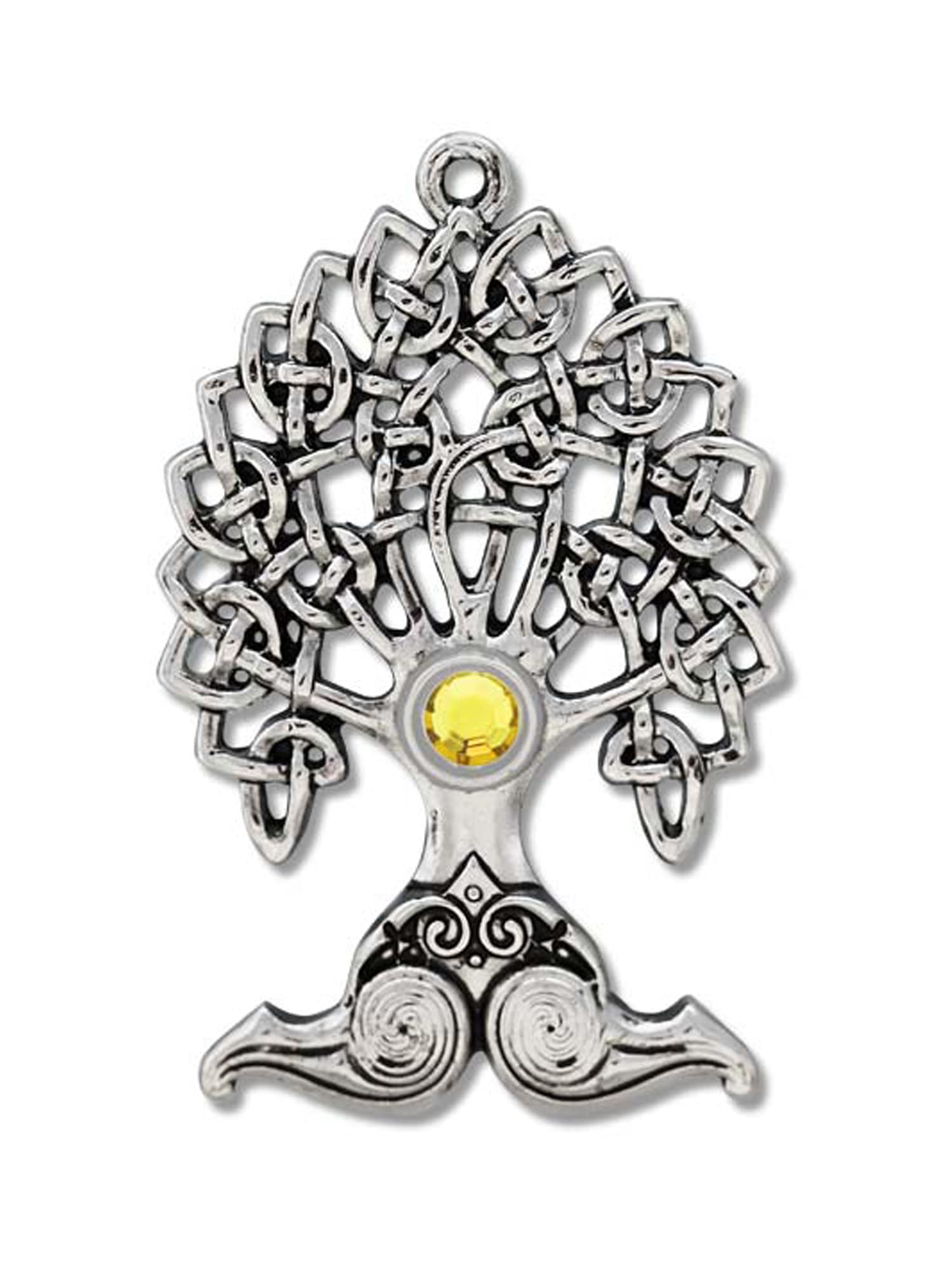 Amulett »Amulett Anhänger Mythische Kelten mit Glasstein Merlins Eiche«, Merlins Eiche...