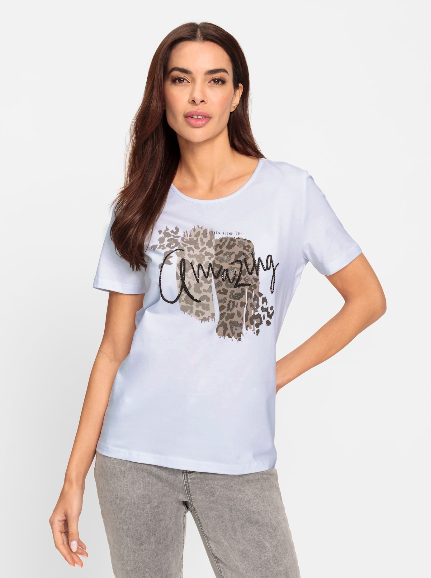 heine T-Shirt »T-Shirt«, (1 tlg.)