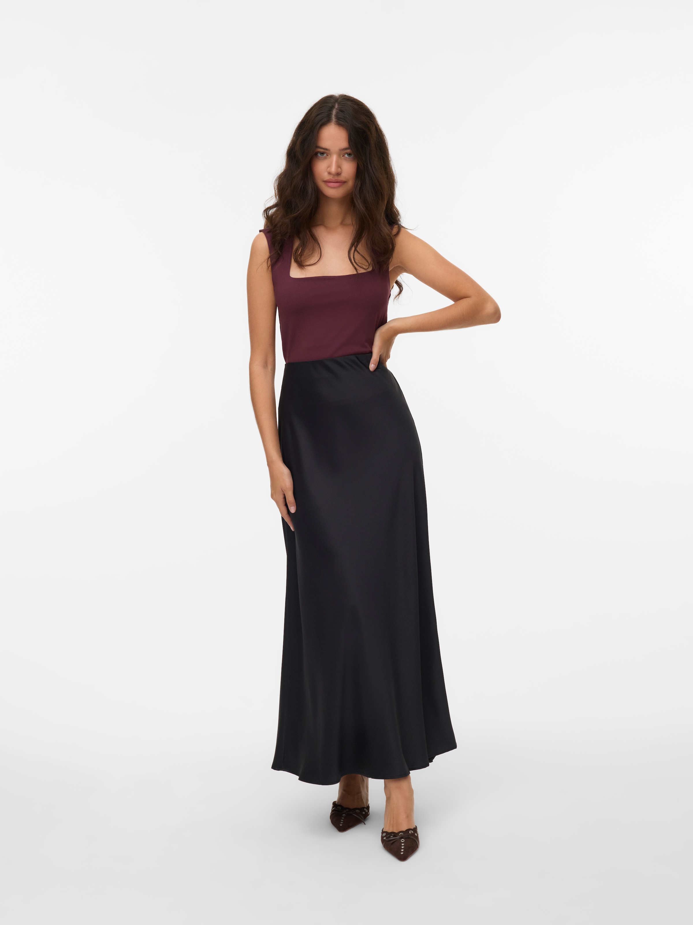 Vero Moda A-Linien-Rock »VMMERLE ANKLE SKIRT WVN GA NOOS«