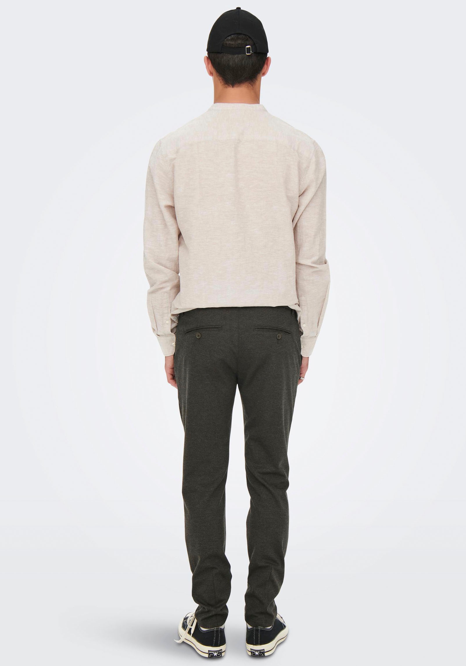 ONLY & SONS Stoffhose, mit leichtem Strukturmuster