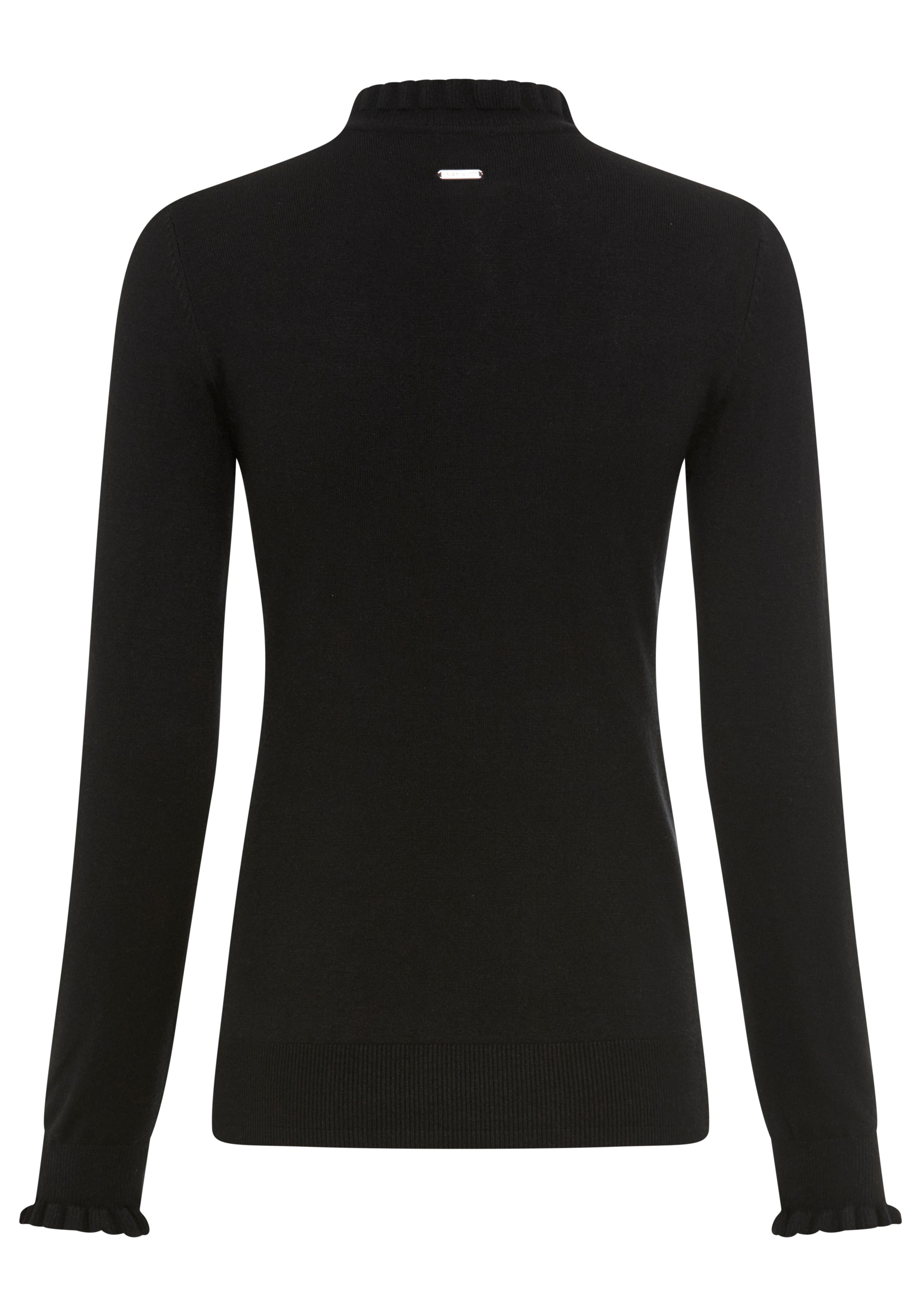 Laura Scott Stehkragenpullover, mit femininem Spitzeneinsatz - NEUE KOLLEKTION