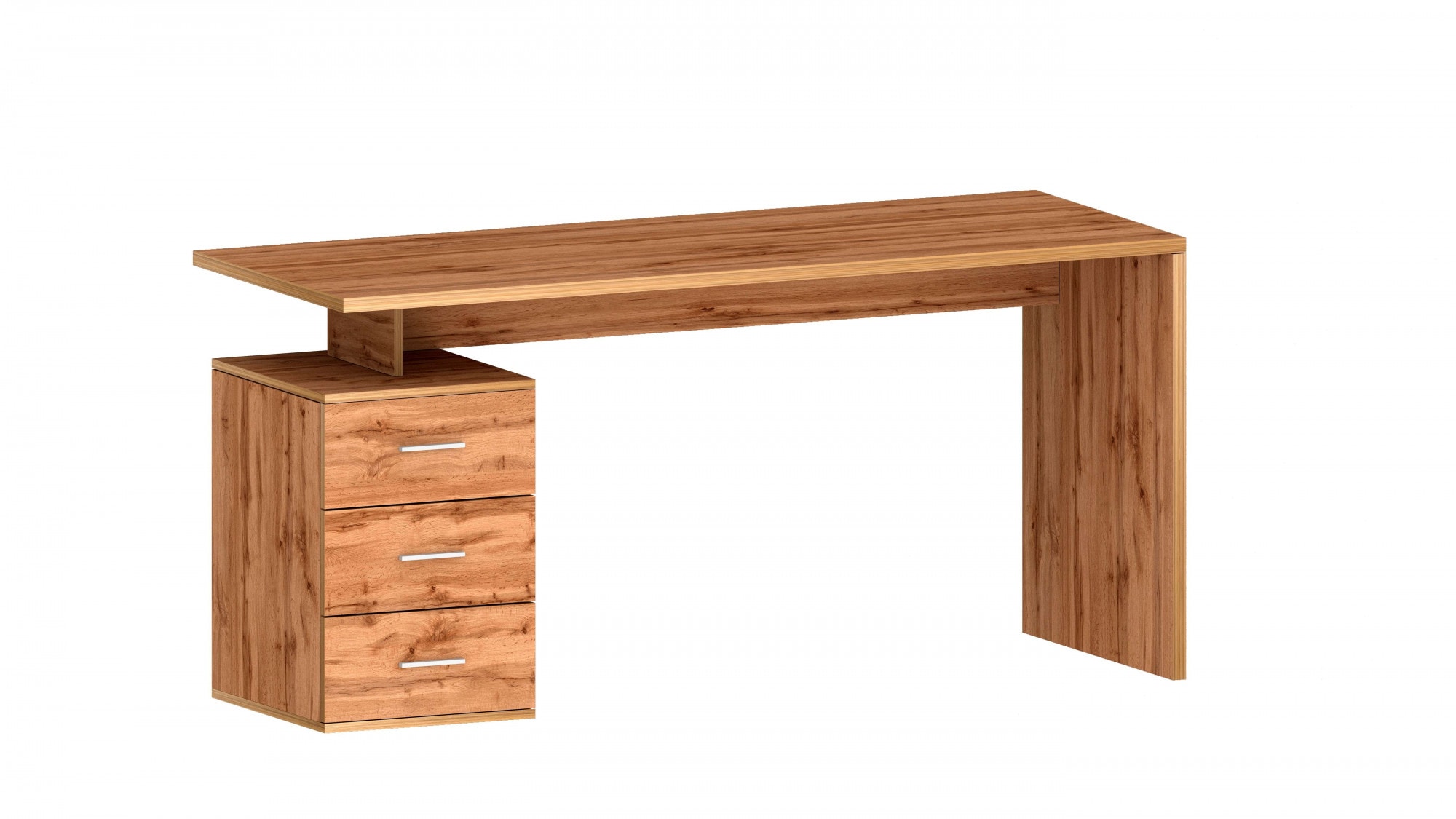 Schreibtisch HOME AFFAIRE, B:160cm H:75cm T:60cm, braun, Jugendzimmer, Tische, "NEW SELINA", hochwertiges ital. Design