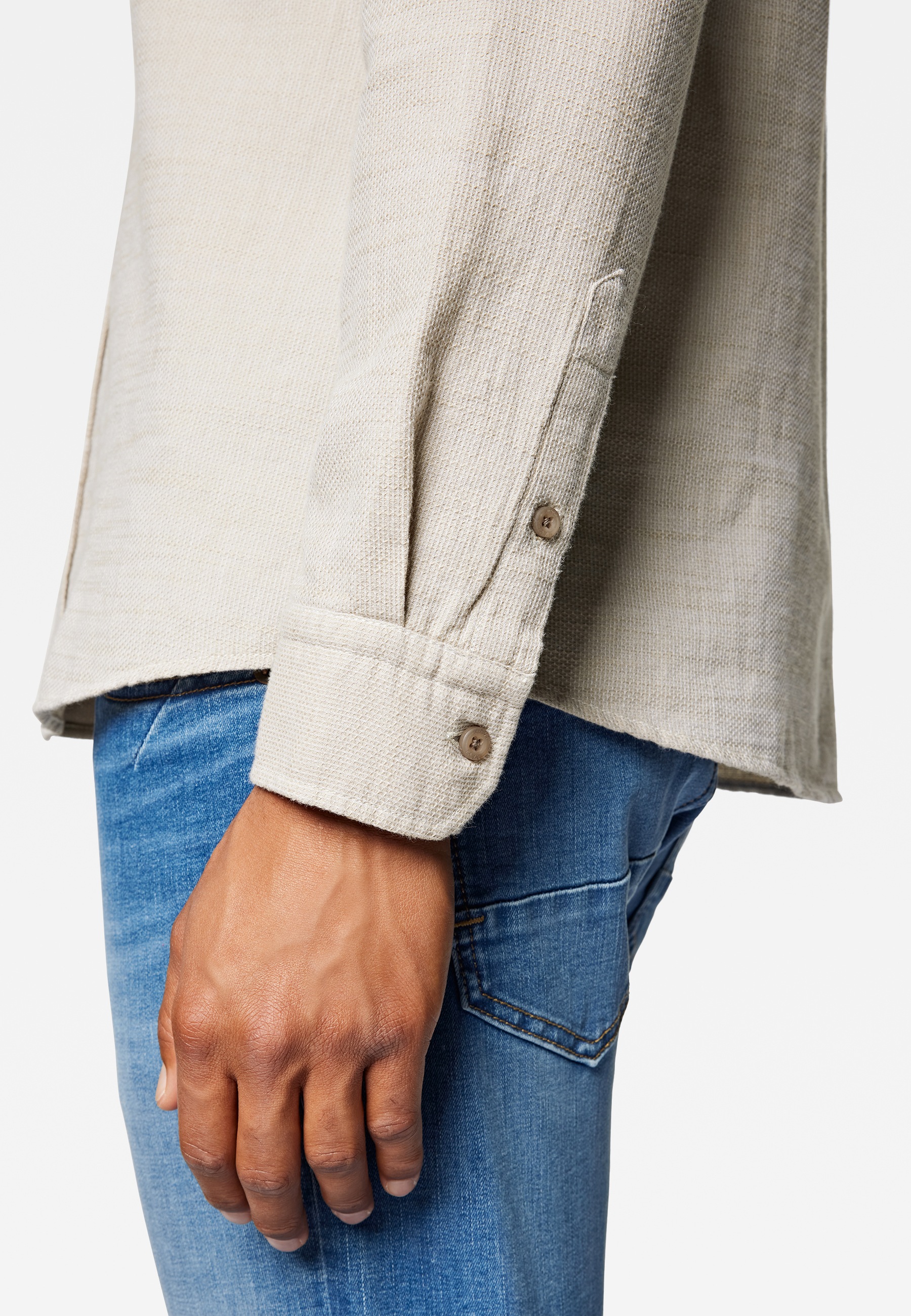 Mavi Langarmhemd »LONG SLEEVE SHIRT«, Hemd mit Struktur
