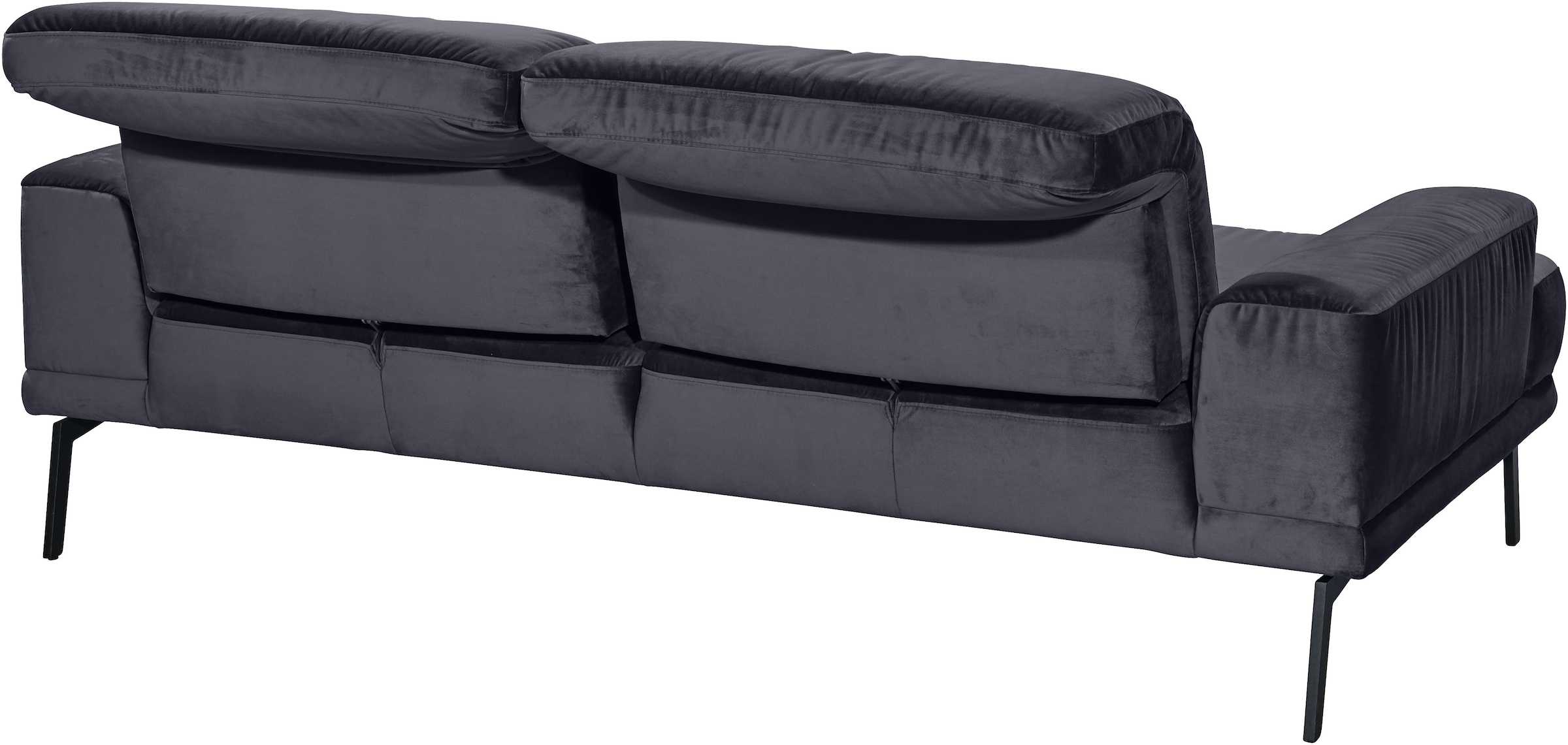 Musterring 3-Sitzer »MR 4580«, inkl. Kopf- und Sitztiefenverstellung, Fuß schwarz, B228 x T103 cm
