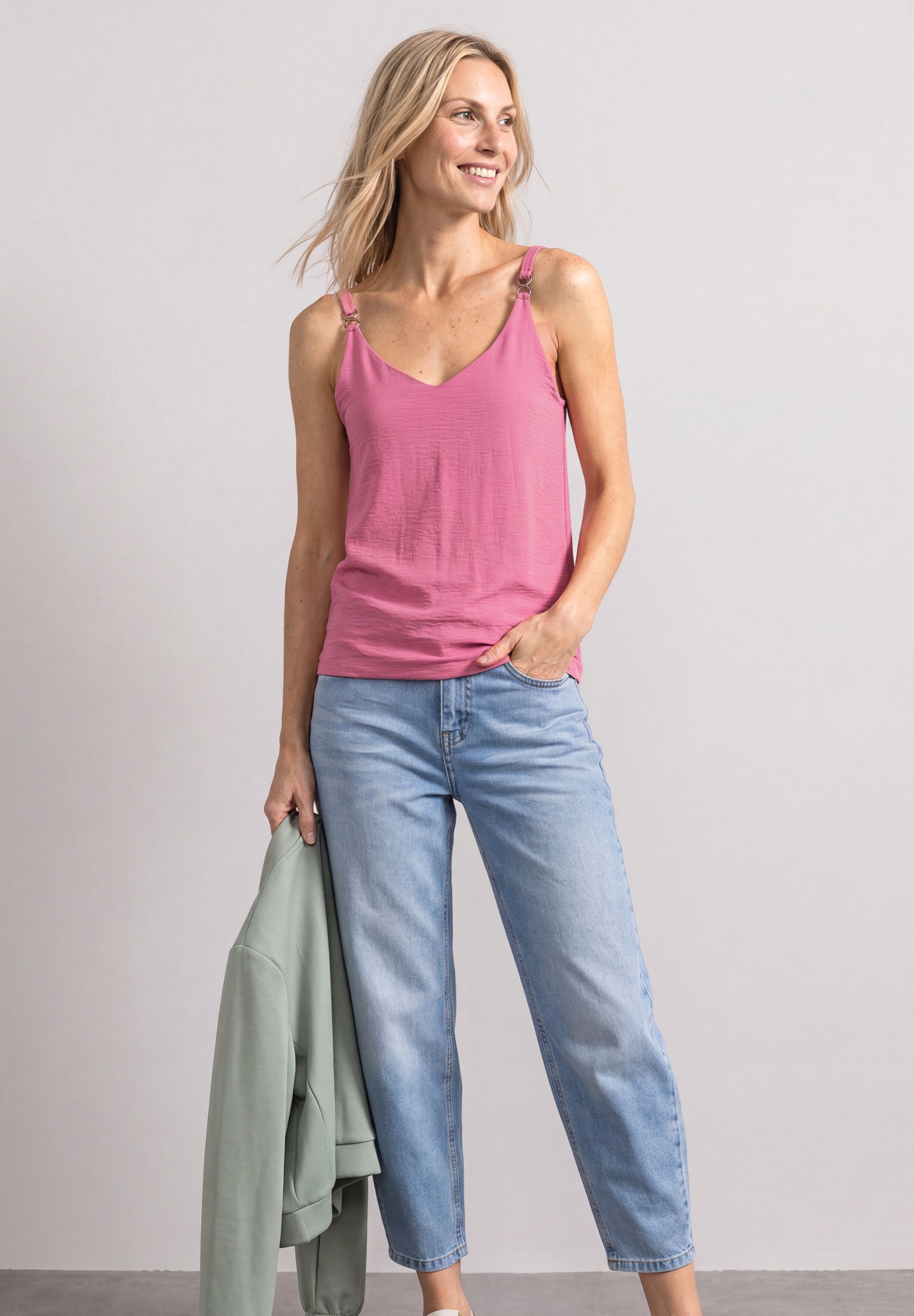 STREET ONE Tanktop mit V-Ausschnitt