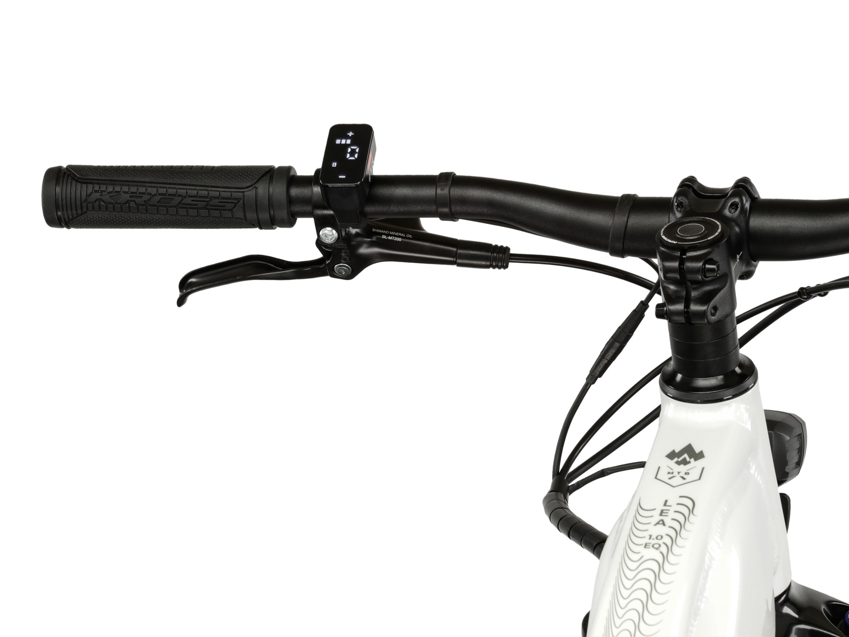 Kross »KROSS E-MTB Lea Boost 1.0 29 Zoll weiß 8 Gänge 2026« 8 Gang Shimano ESSA U2000 Schaltwerk Kettenschaltung Heckmotor 250 W