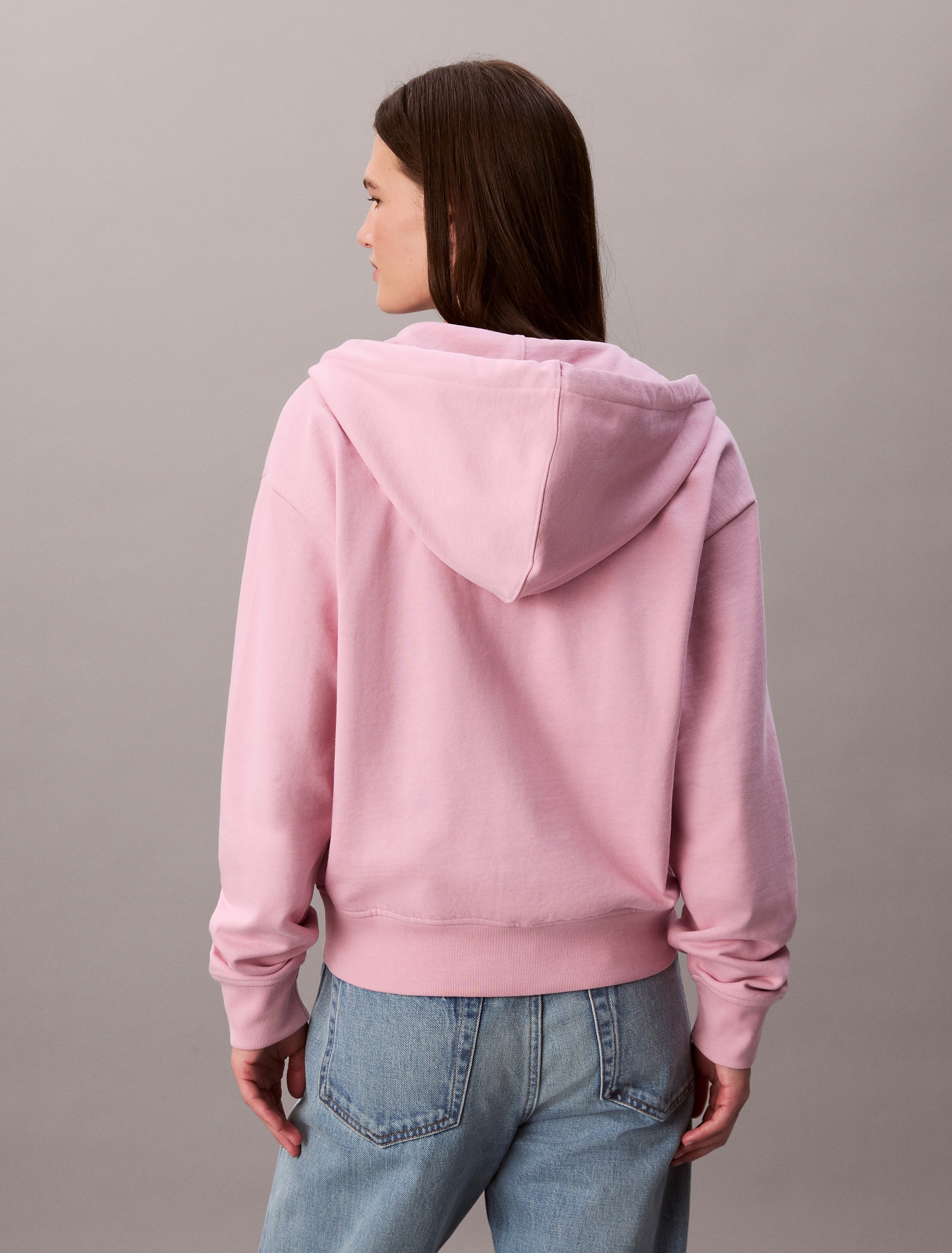 Calvin Klein Jeans Sweatjacke "MNLG FRNCH TRRY FZ B", Mit Rundhalsausschnit günstig online kaufen