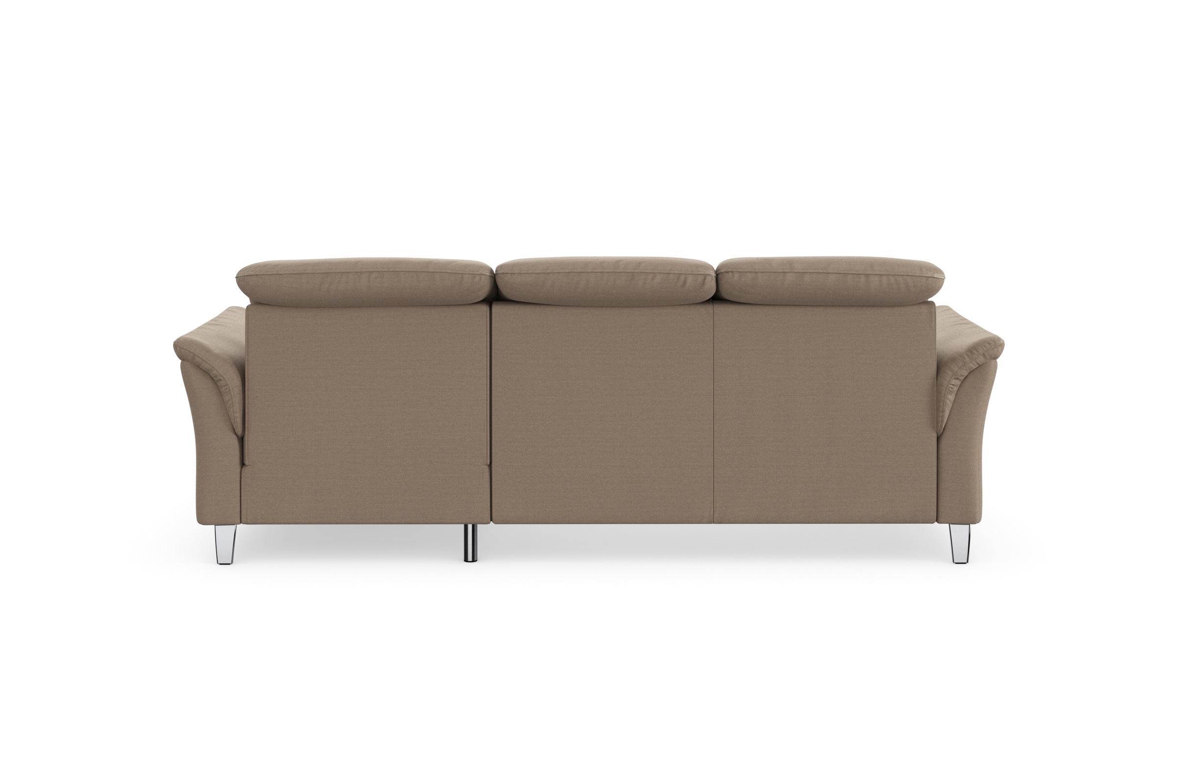 Ecksofa SIT & MORE "Maggiore L-Form", grau (taupe), B:258cm T:173cm, 98% Polyester, 2% Polyamid, Sofas, Ecksofa, wahlweise mit Kopfteilverstellung, Bettfunktion und Bettkasten 9