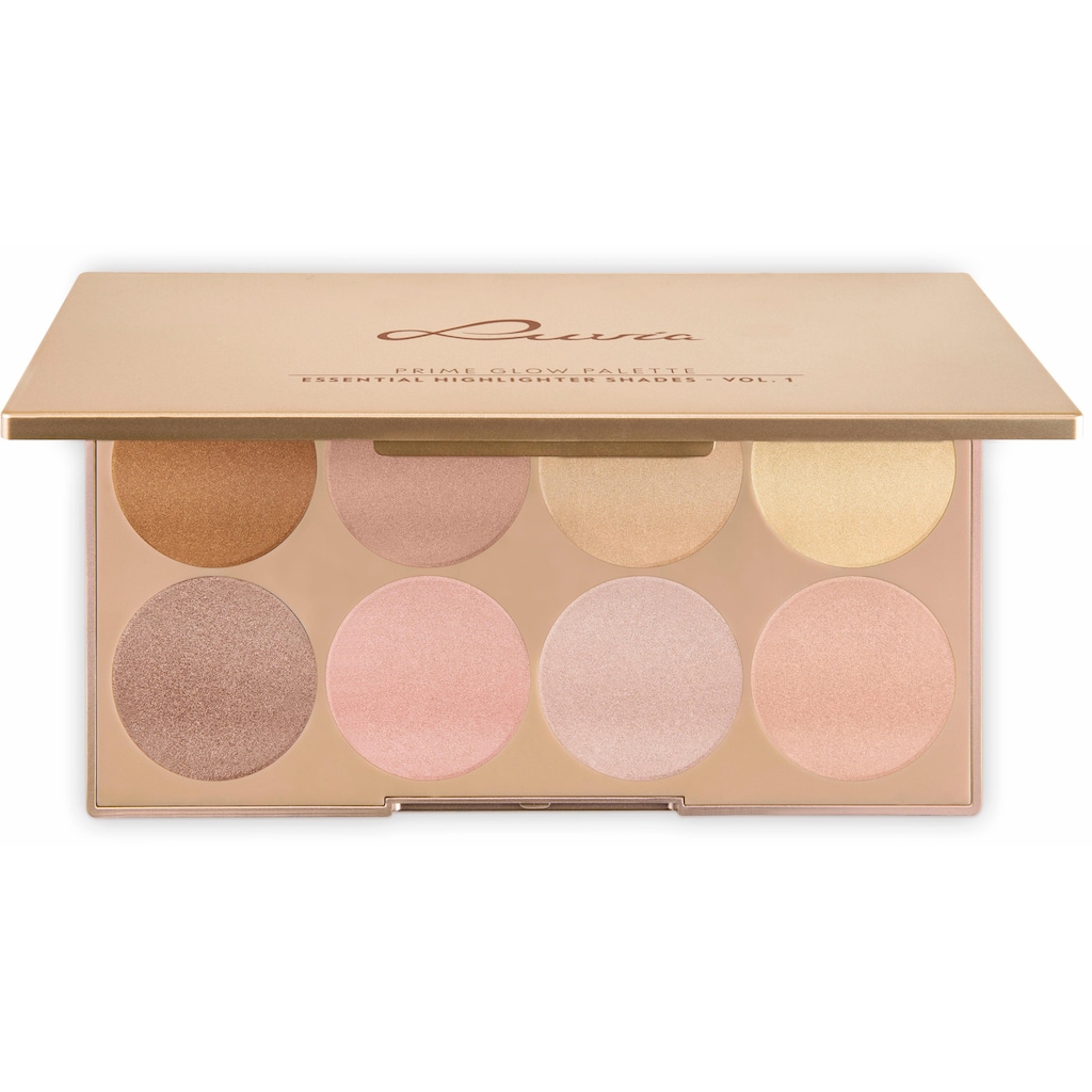 Luvia Cosmetics Highlighter-Palette »Prime Glow Essential Contouring Shades  Vol. 1« (8 tlg.) 8 Farben