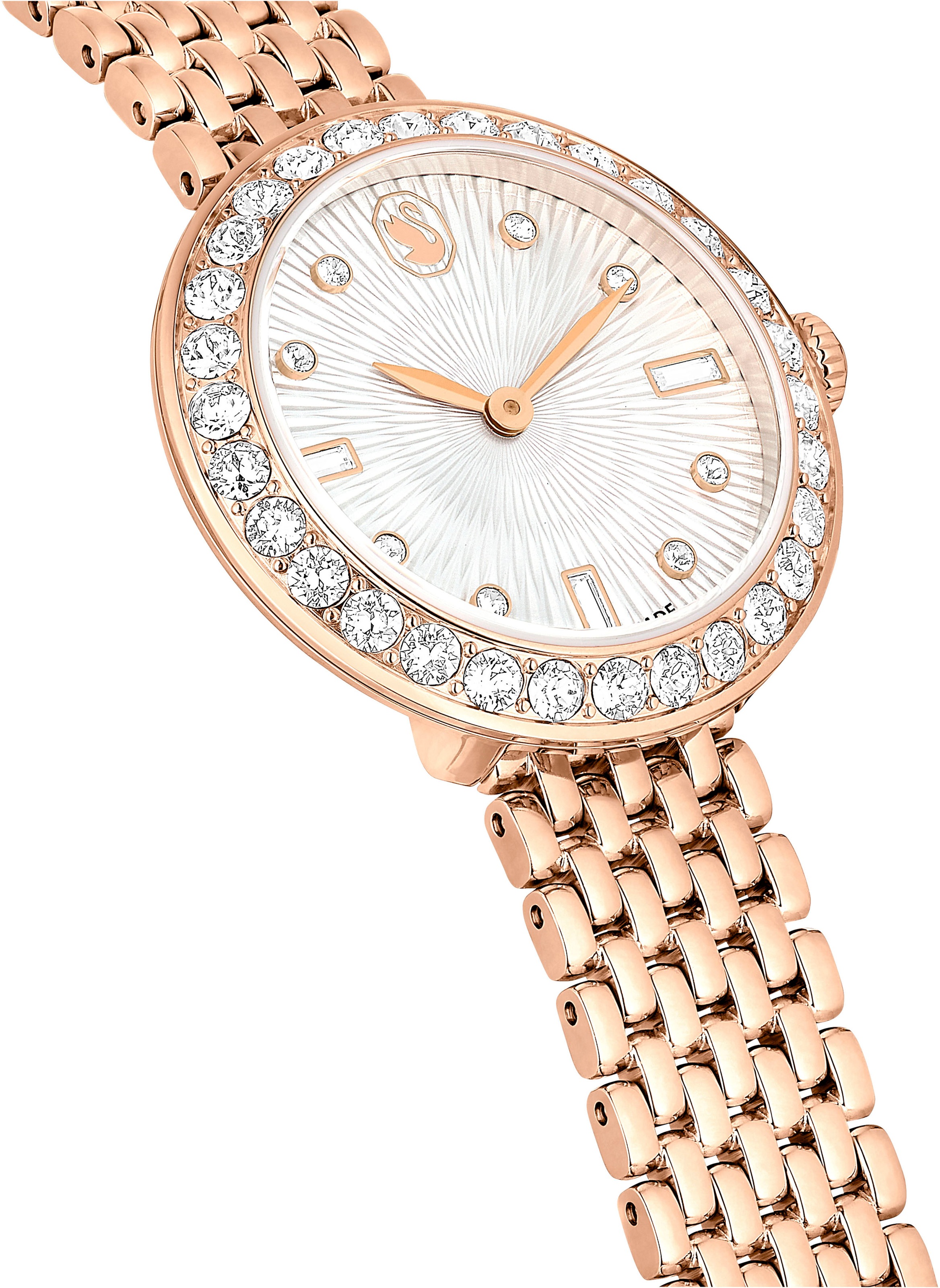 Swarovski Quarzuhr »CERTA«, Armbanduhr, Damenuhr, Swarovski-Kristalle, Swiss Made