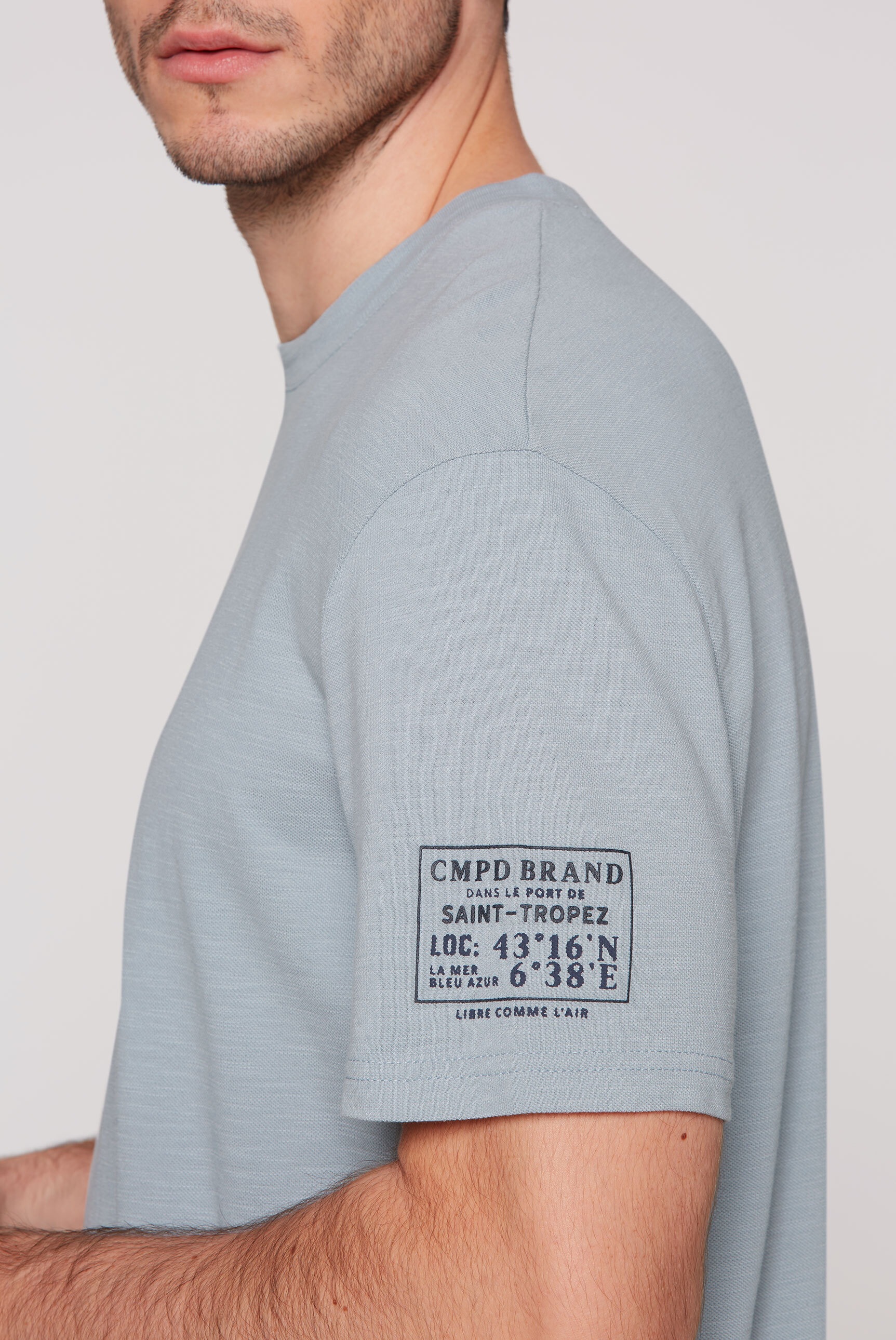 CMPD Rundhalsshirt, aus Baumwolle