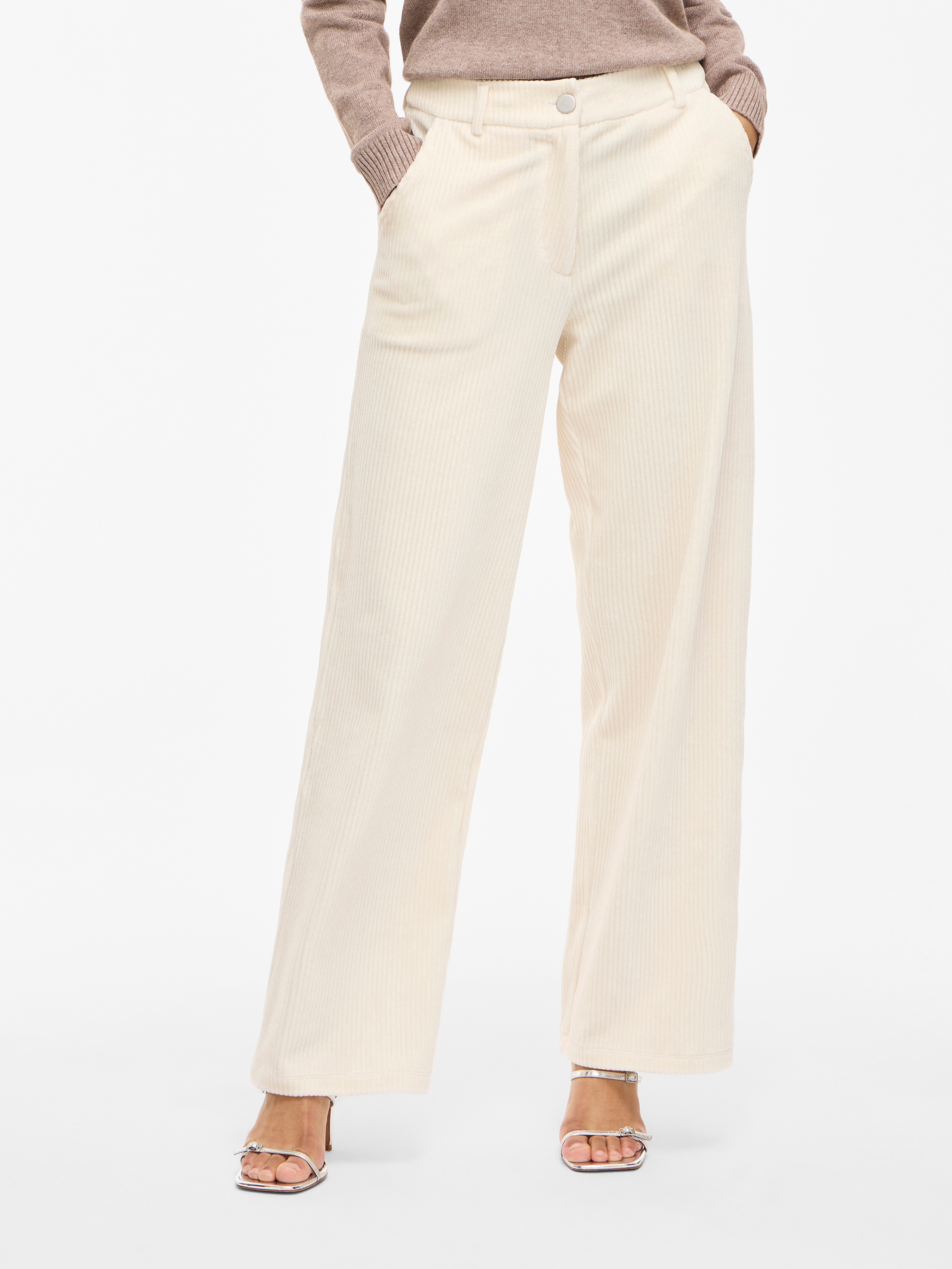 Vila Cordhose "VIKITA RW WIDE CORDUROY PANTS - NOOS" günstig online kaufen