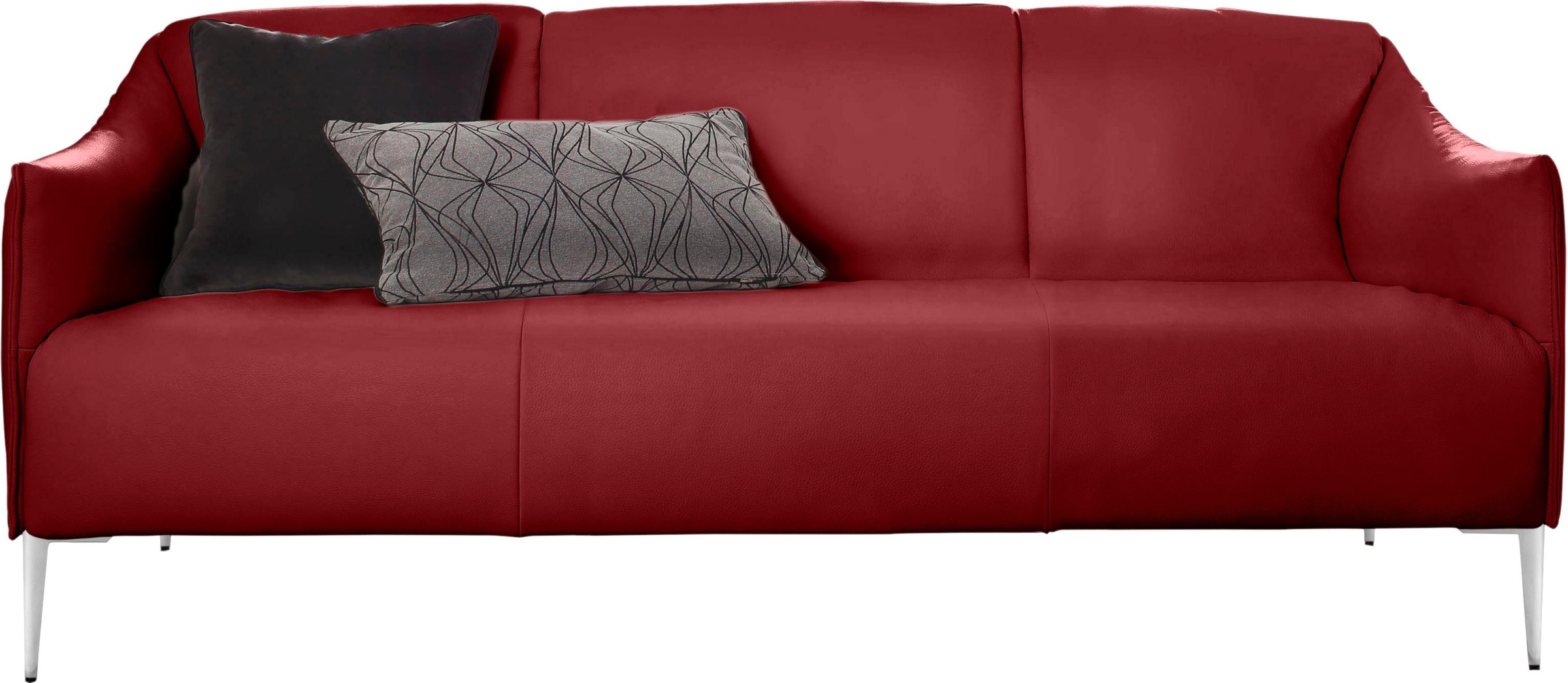 W.SCHILLIG 2,5-Sitzer »sally«, mit Metallfüßen in Chrom glänzend, Breite 194 cm