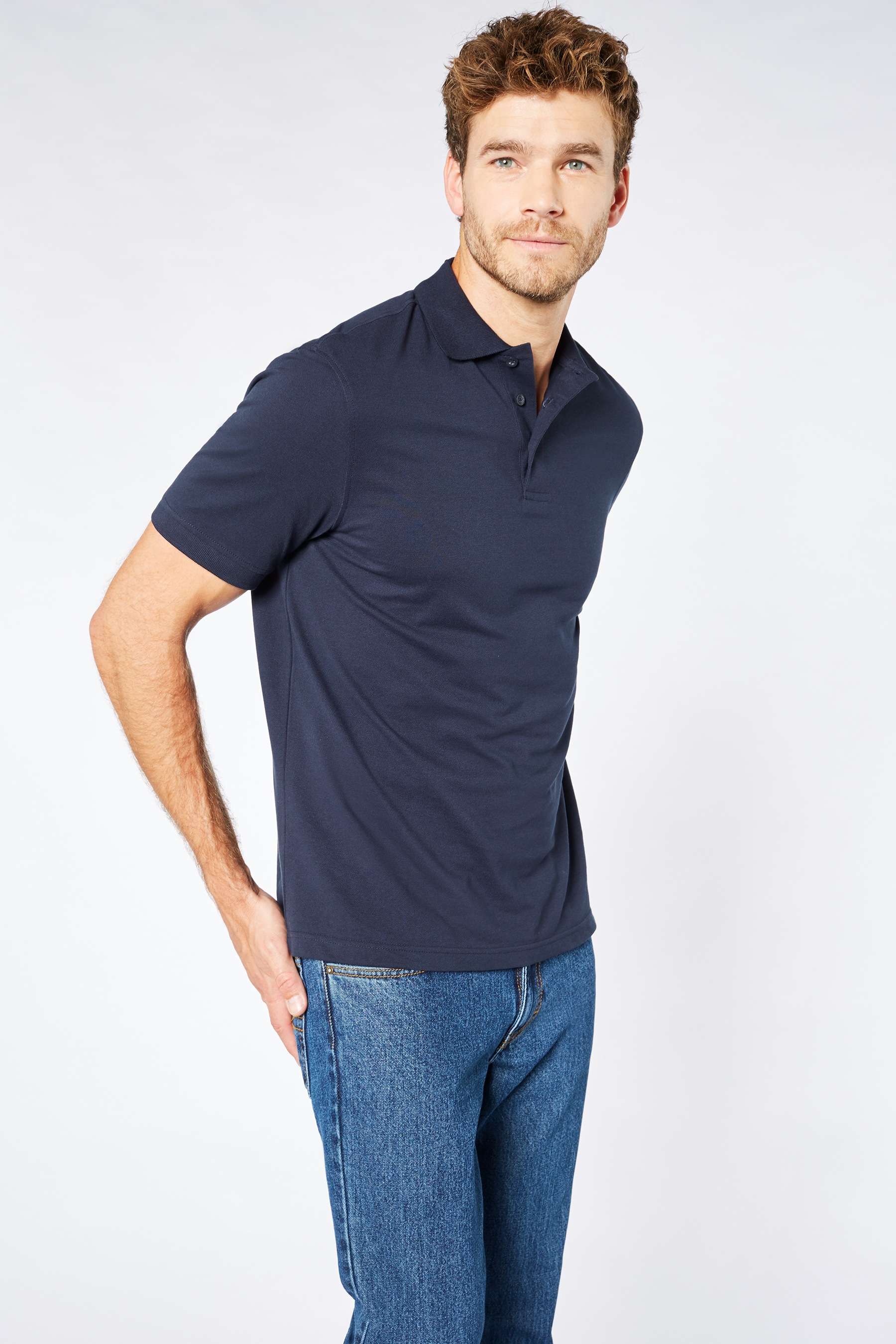 Herren Arbeits Poloshirt Übergröße in vielen Farben