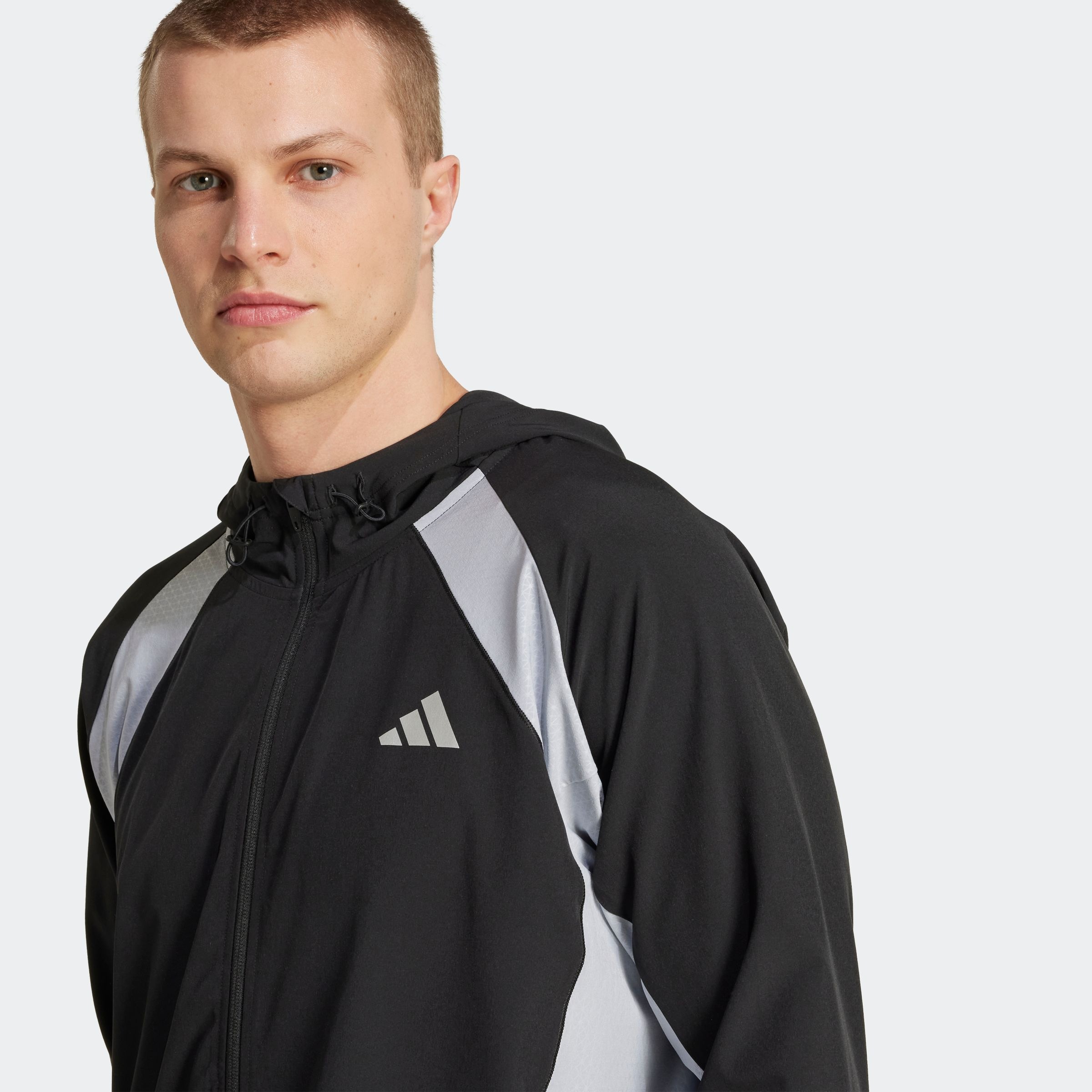 Thumbnail - adidas Performance Trainingsjacke "TECH APPAREL" für Fitness, aus Stretch-Materialien, atmungsaktiv