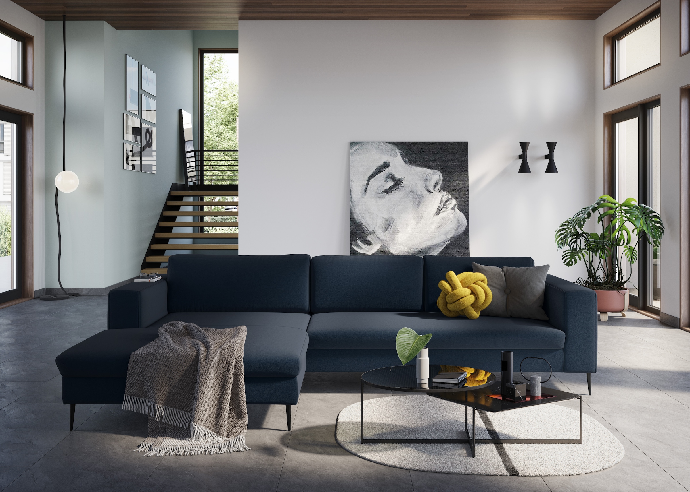 DOMO collection Ecksofa "Modica, zeitlos und elegant, L-Form", moderne Opti günstig online kaufen