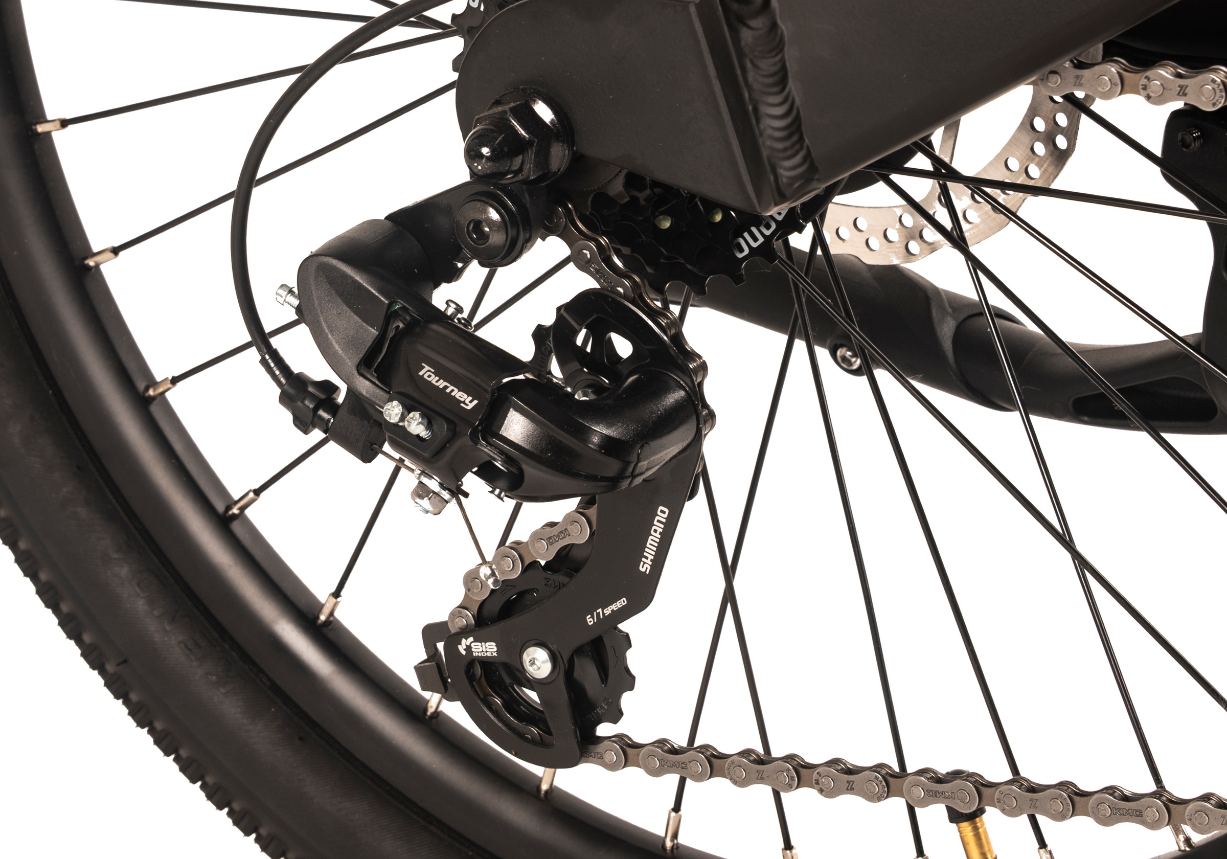 Adore E-Bike »24" Alu Kids Citybike KS-240 Heckmotor 45NM / 10,4Ah Pitch Black matt«, 7 Gang, Shimano, Tourney, Heckmotor 250 W
