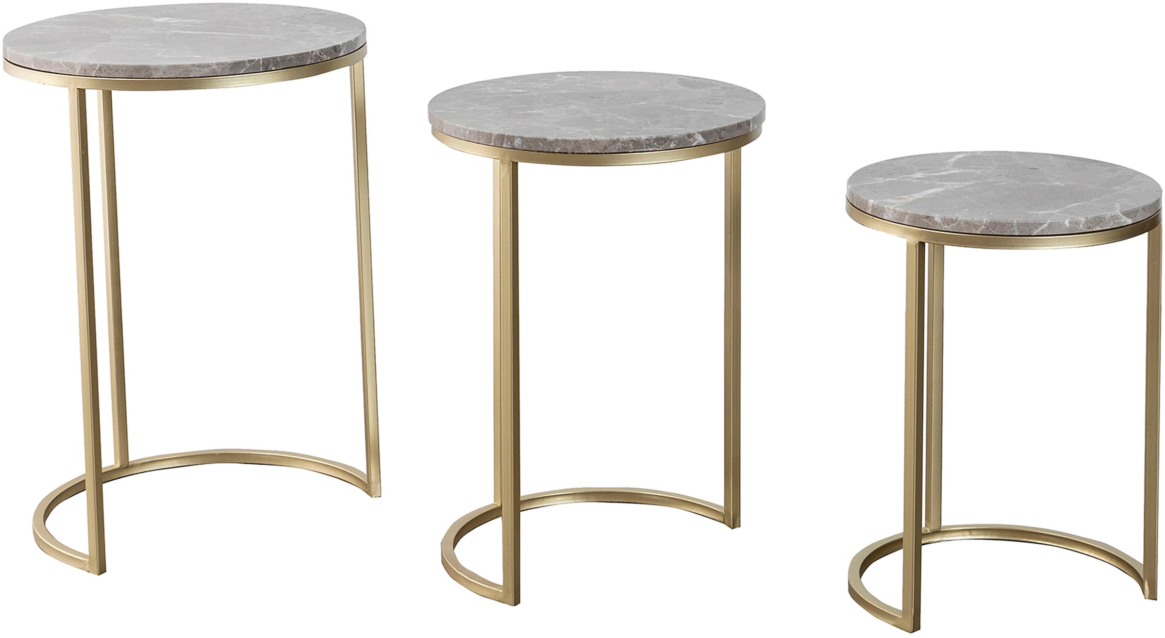 Kayoom Beistelltisch "Tria 125 3er-Set, faszinierend und auflockernd", (Set günstig online kaufen