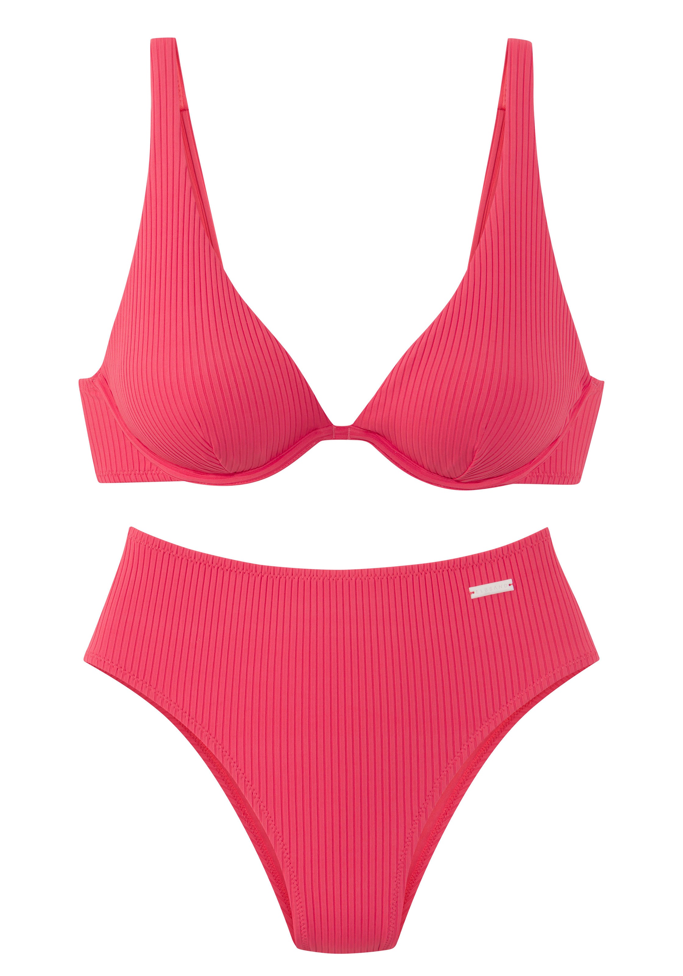 Elbsand Bügel-Bikini, aus trendiger Rippware günstig online kaufen