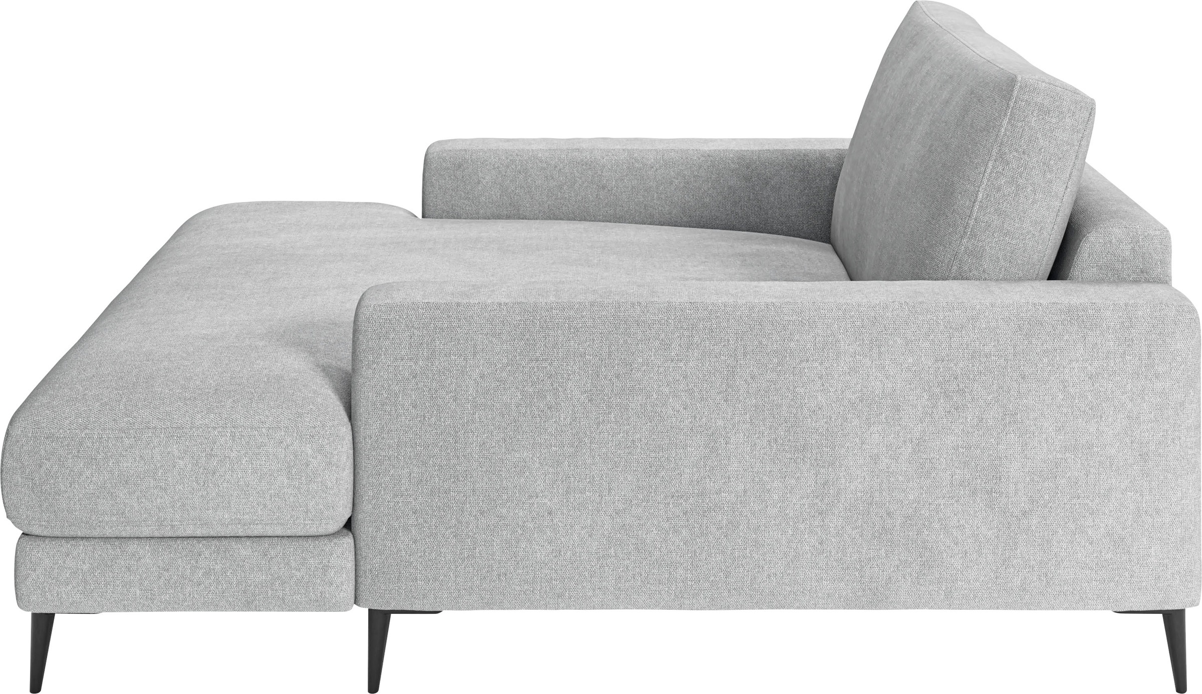 INOSIGN Chaiselongue »Downtown Loungemöbel zum Relaxen, B/T/H: 132/170/84 cm«, auch in Bouclé, Cord und Easy care - leicht mir Wasser zu reinigen