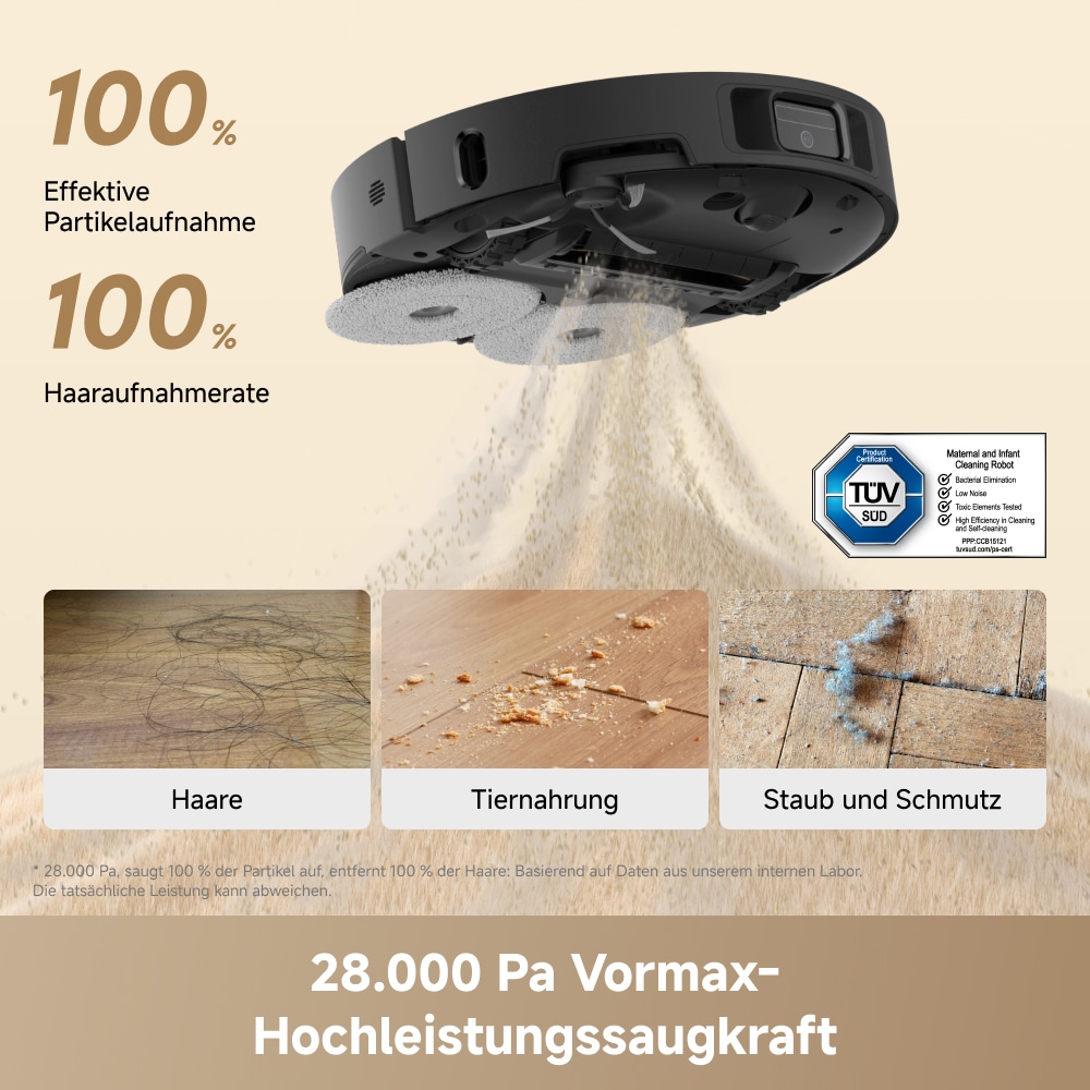 Dreame Saugroboter »L50 Ultra AE« Basisstation, App-Steuerung