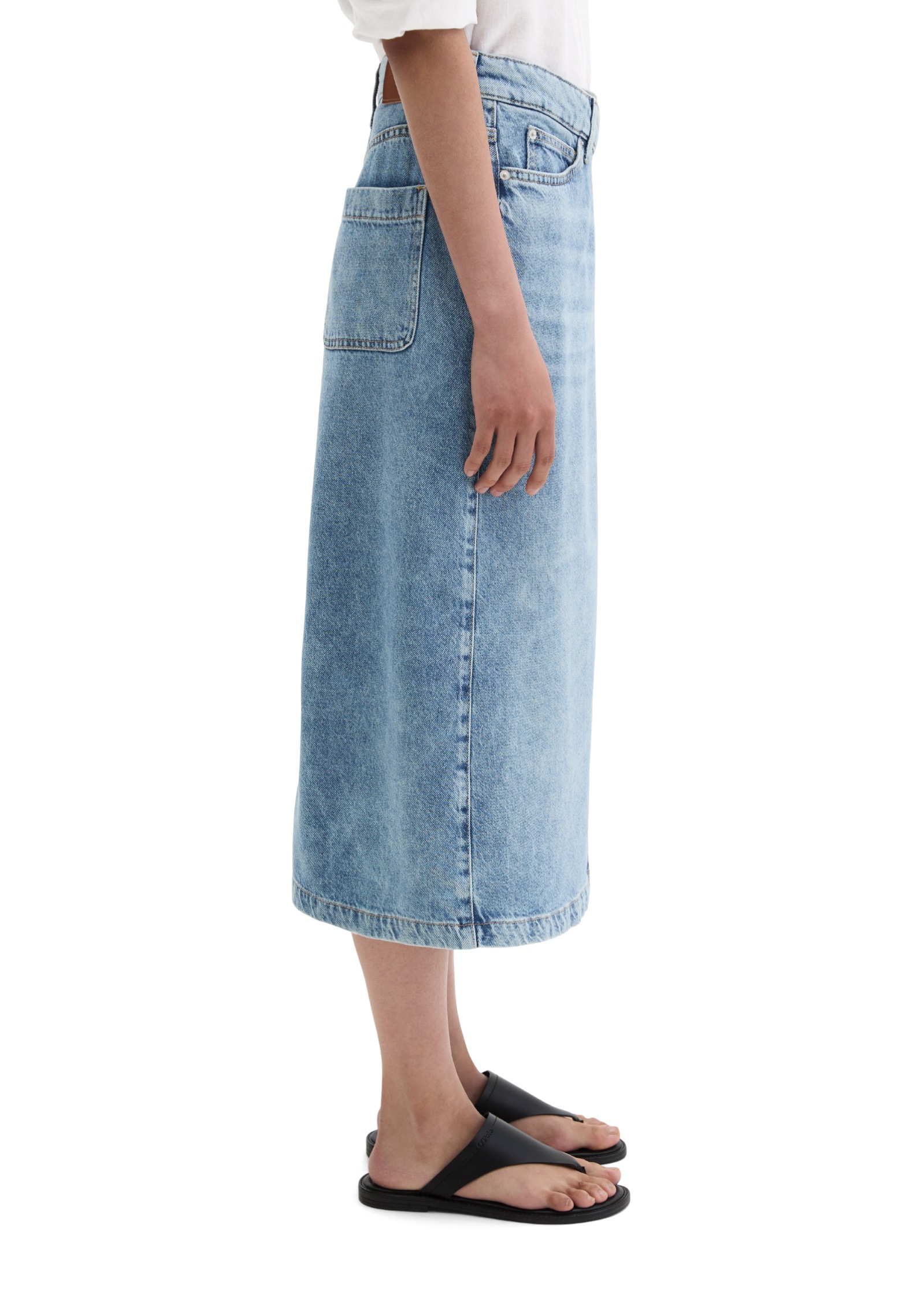 Marc OPolo Jeansrock "aus Lyocell-Leinen-Baumwolle-Mix" günstig online kaufen