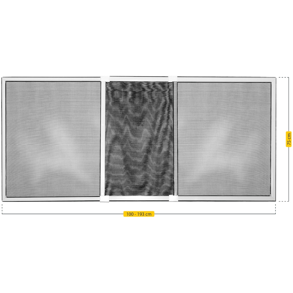 SCHELLENBERG Insektenschutz-Fensterrahmen »Insektenschutz-Schiebefenster, Fliegengitter«