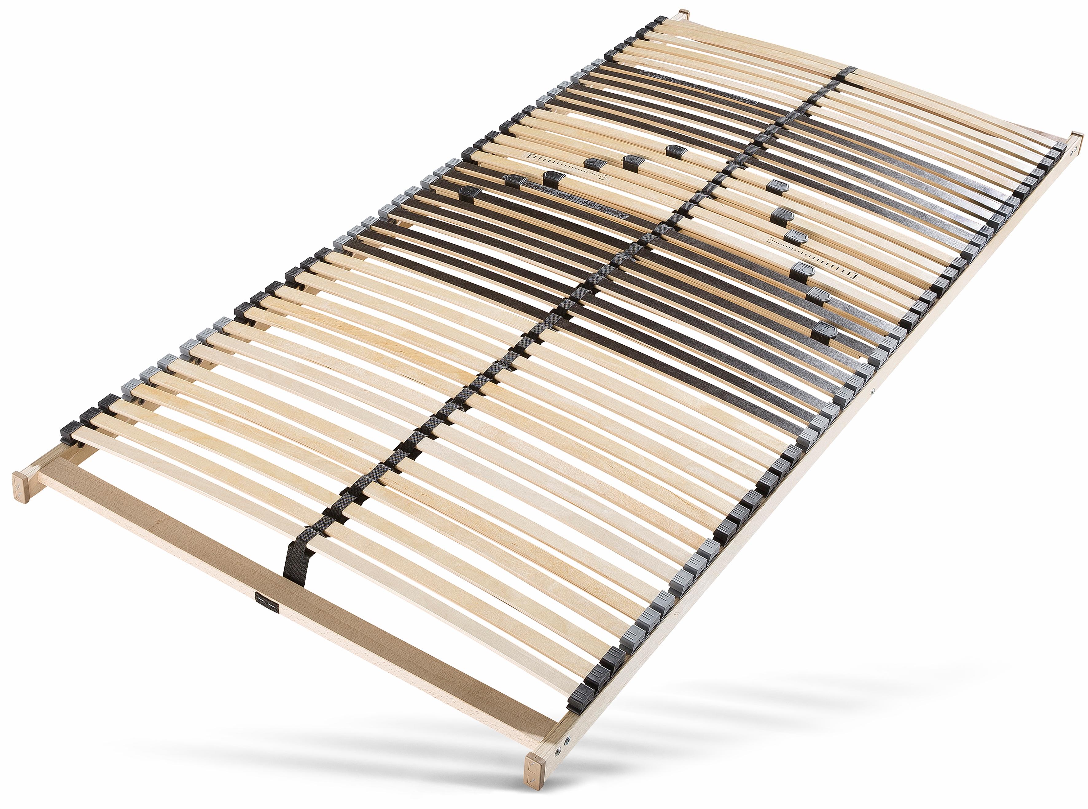 Lattenrost BECO, B:80cm H:7,5cm L:200cm, beige, Lattenroste, "Heros Fix NV 2-tlg.", 8 Zonen-Luxus, Härteregulierung