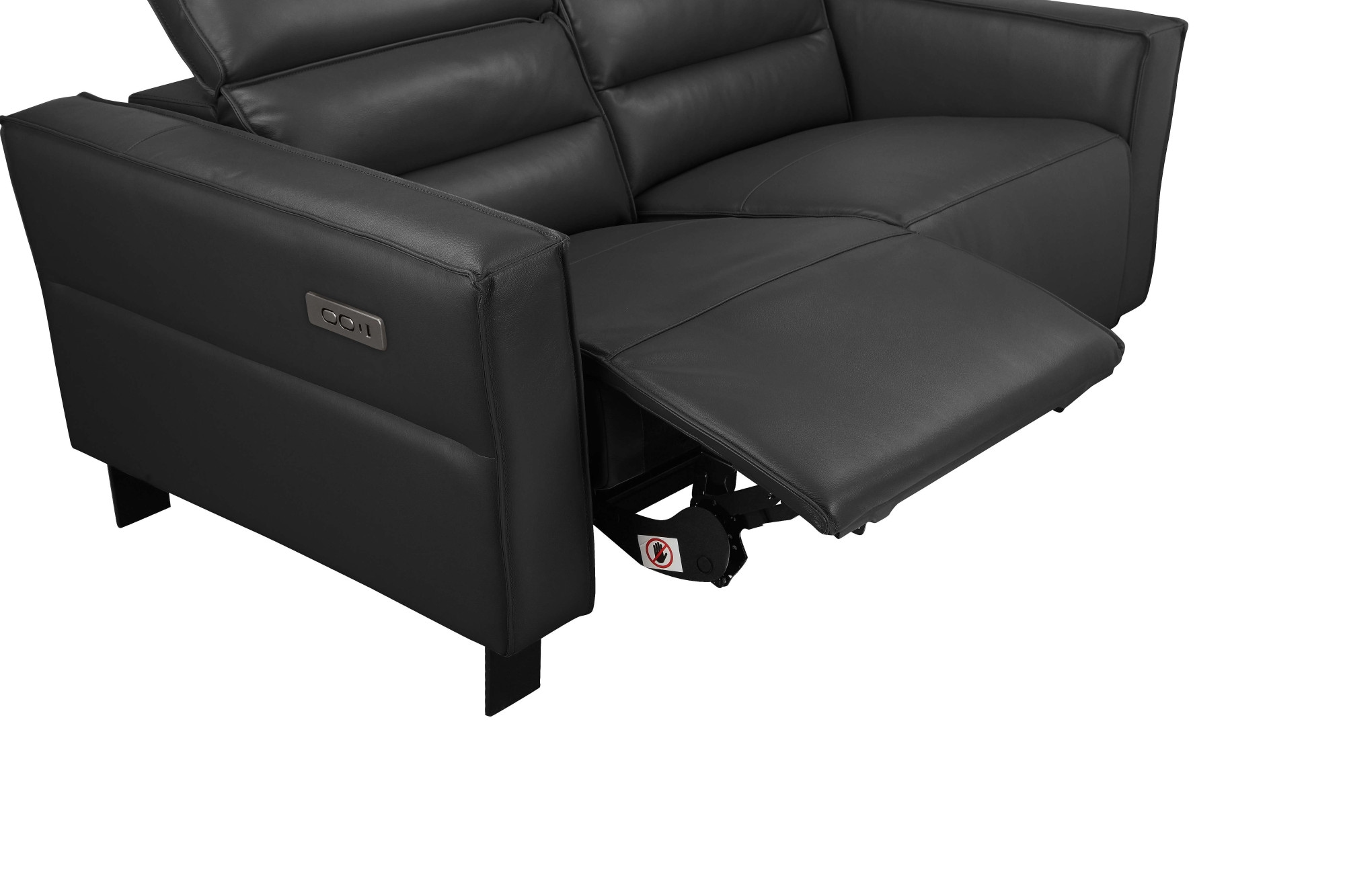 Places of Style 2-Sitzer »Carpari, 162 cm, mit manueller od. elektrischer Relaxfunktion«, (USB A/C), sowie Kopfteilverstellung