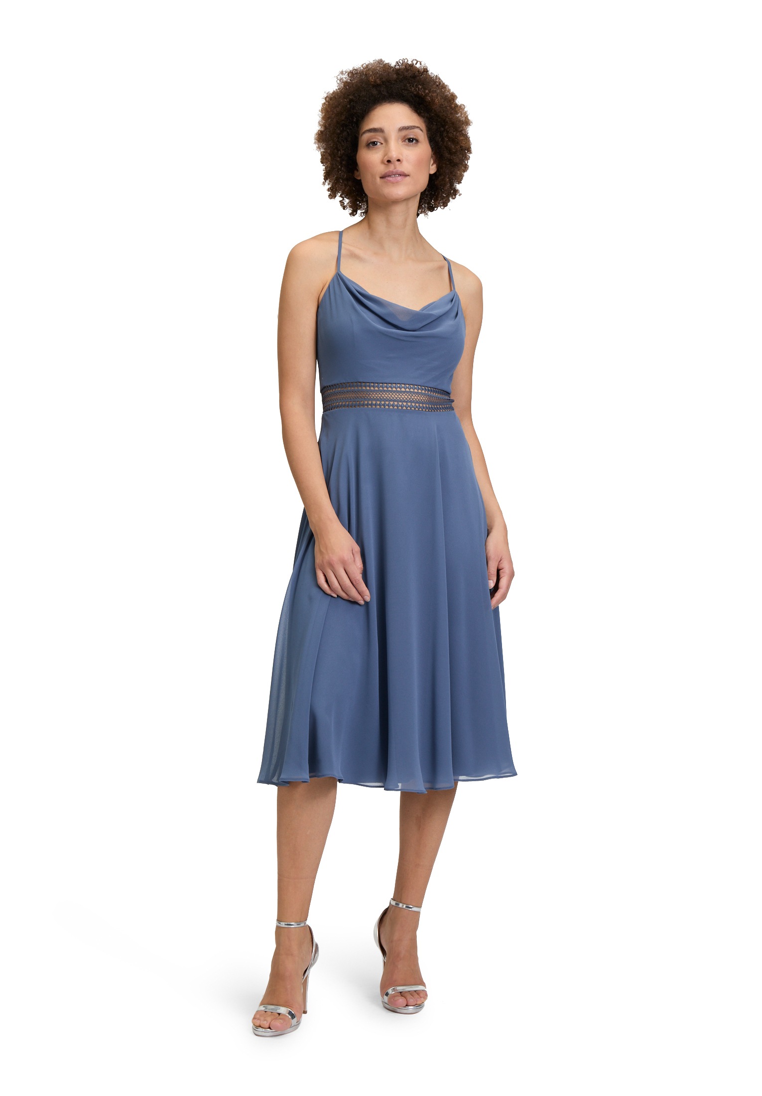 Vera Mont Cocktailkleid "Vera Mont Damen Cocktailkleid mit Wasserfallaussch günstig online kaufen
