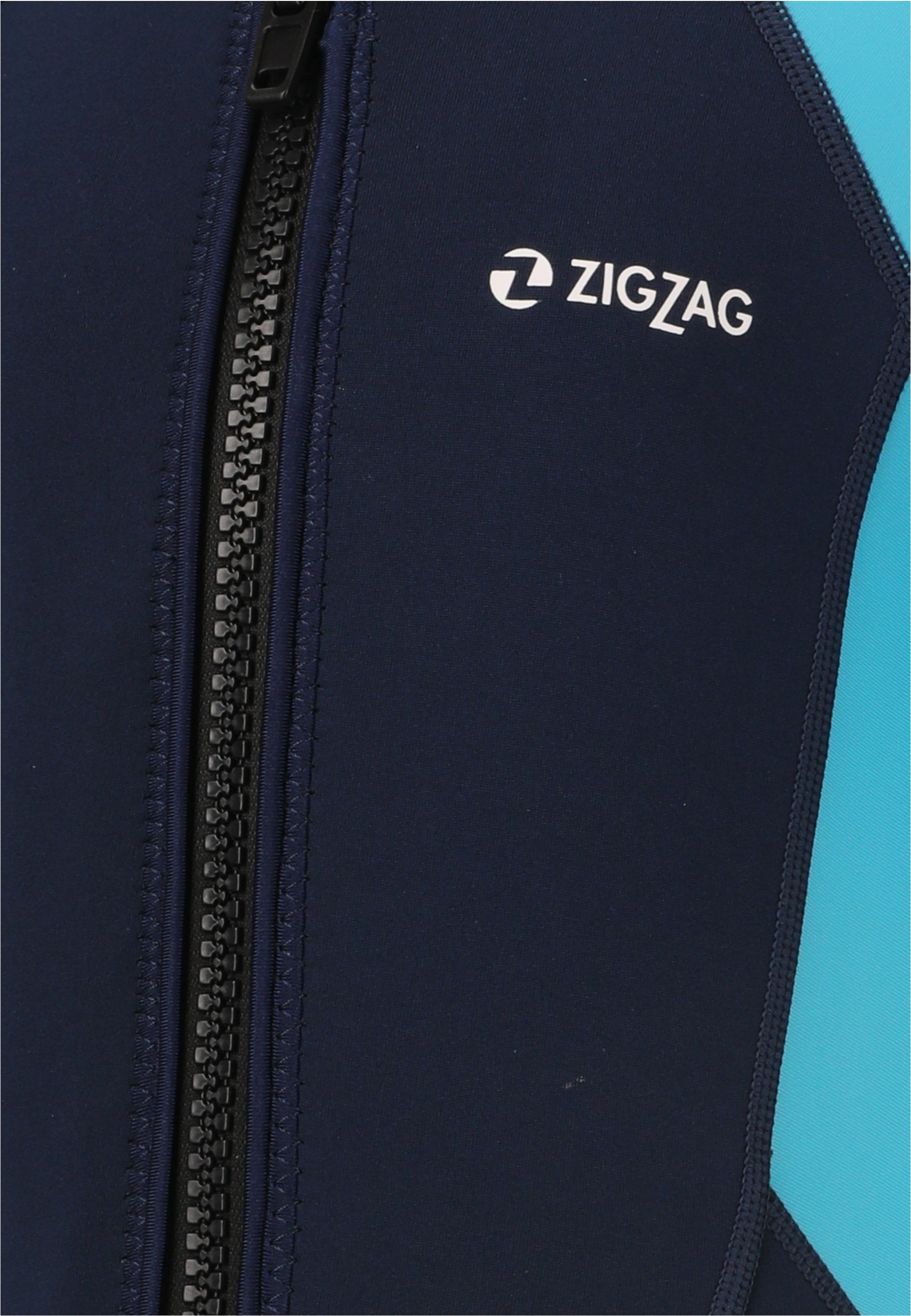 Sportanzug ZIGZAG "Neoprene", Jungen, Gr. 104, schwarz (schwarz, blau), 100% Polyester, mehrfarbig, Sportanzüge, im kurzärmligen Design aus Neopren 2