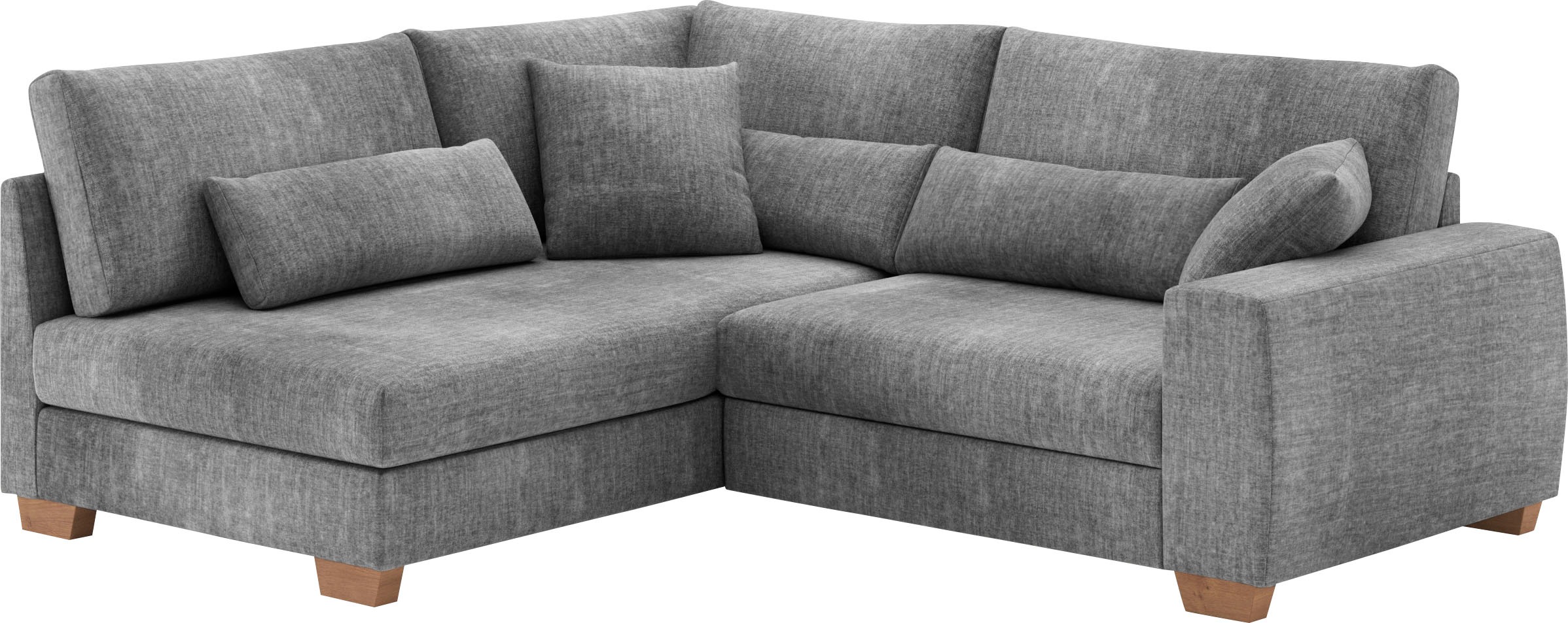 Mr. Couch Ecksofa "Hilla L-Form" Mit Federkern, wahlweise mit Bettfunktion günstig online kaufen