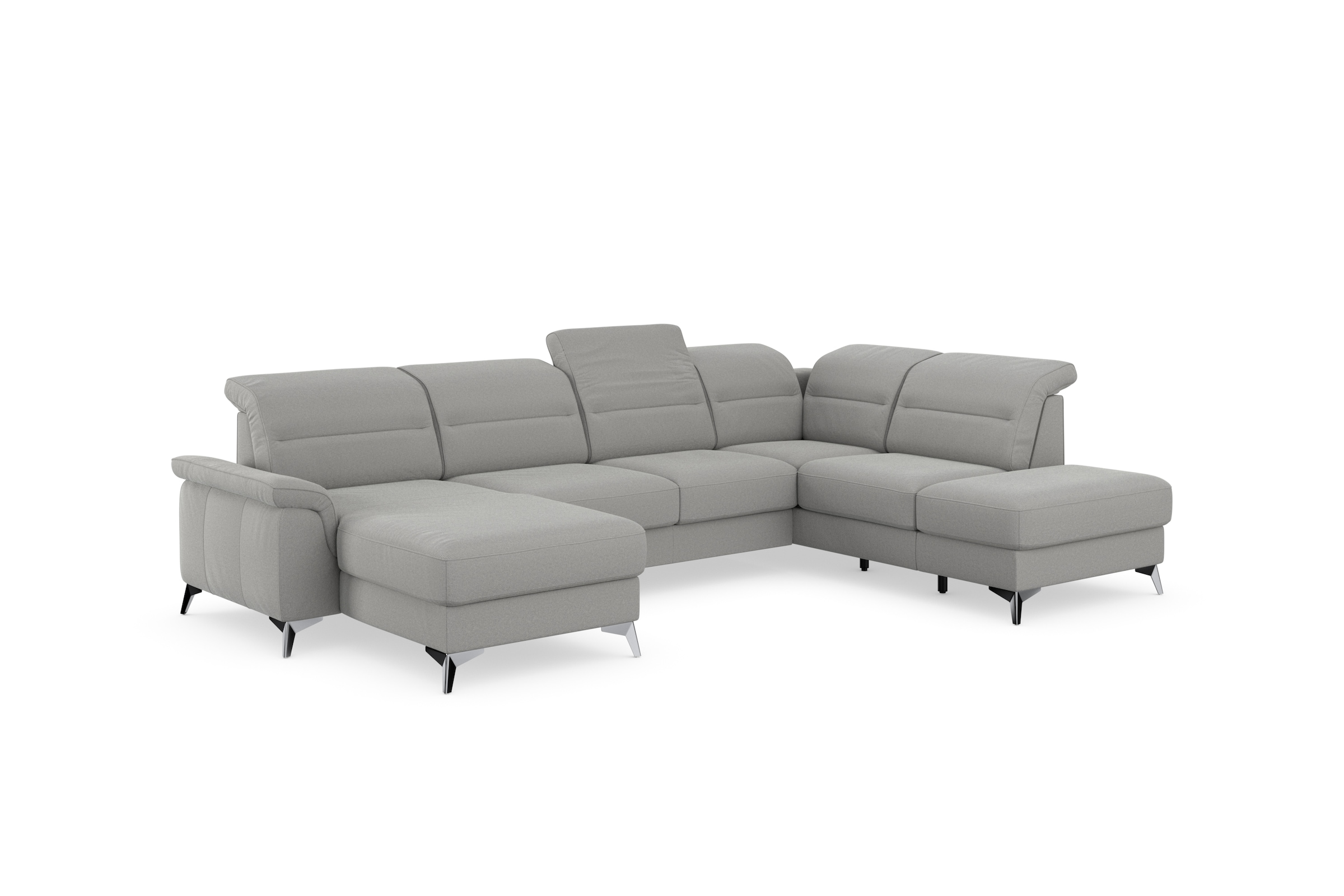 sit&more Wohnlandschaft »Sinatra U-Form«, optional mit Kopfteilverstellung und Armteilfunktion etc.