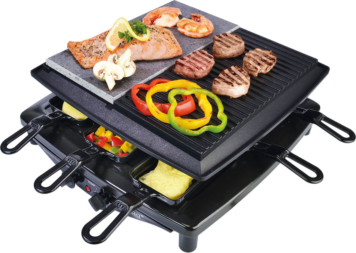 Steba Raclette »RC 4 Plus«, 8 St. Raclettepfännchen, 1450 W