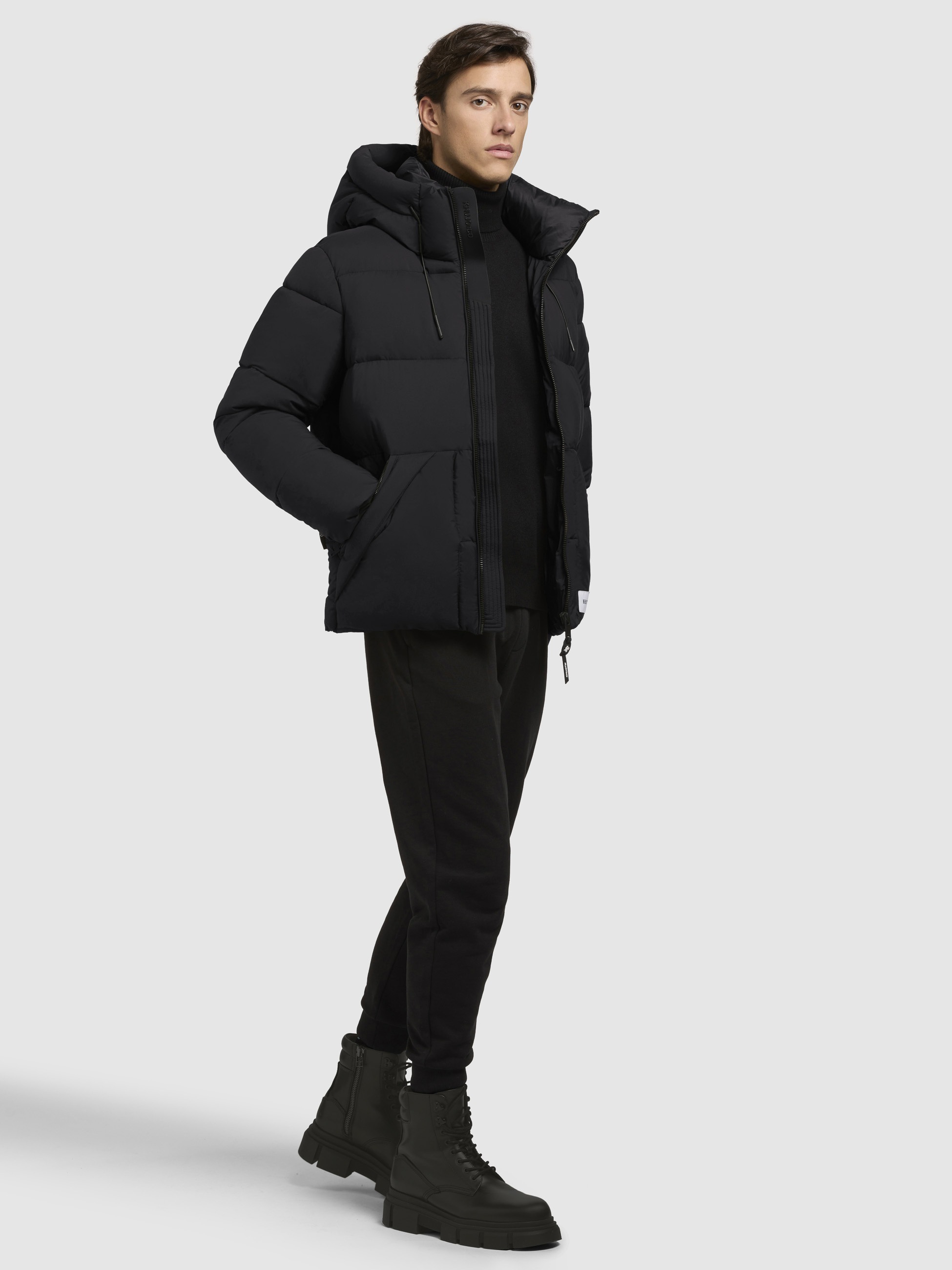 khujo Steppjacke »BELA MATT«, mit Kapuze