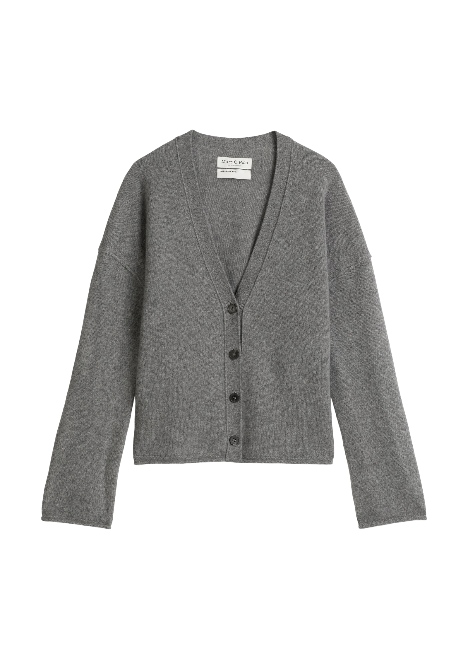 Marc O'Polo Strickjacke »oversized aus flauschiger Lambswool«