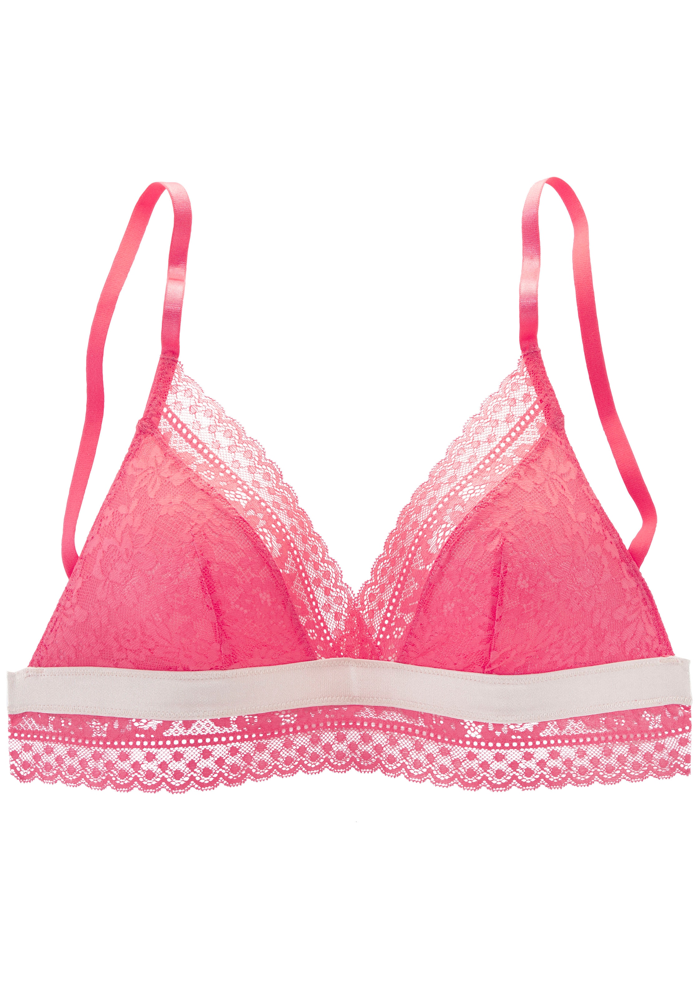 Vivance Bralette-BH »Viola«, ohne Bügel in angesagter Triangle-Schnittform, Dessous