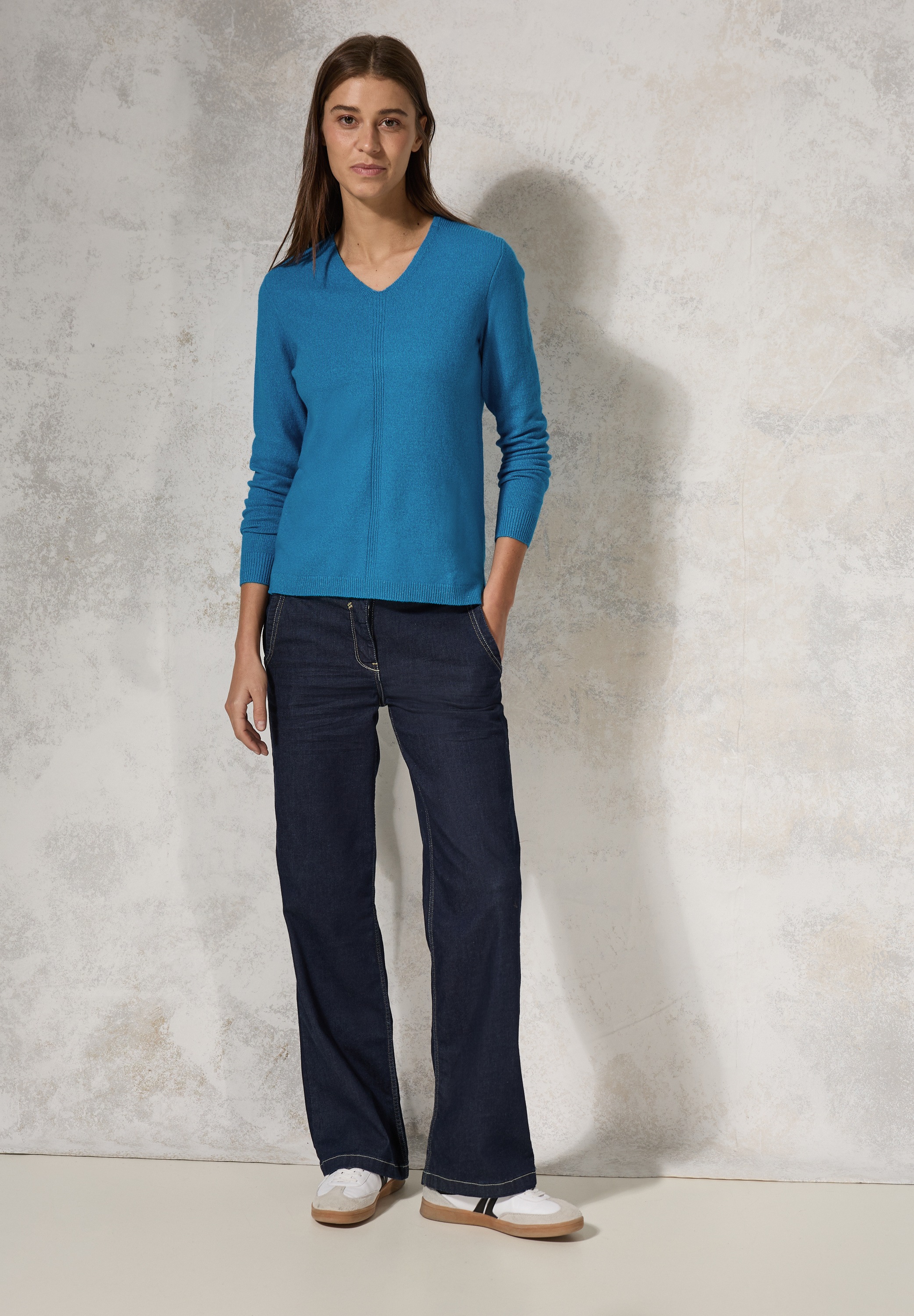 Cecil Strickpullover, mit Strick-Detail