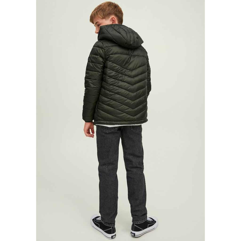 Jack & Jones Junior Steppjacke »JJEHERO PUFFER HOOD NOOS JNR«, mit Kapuze