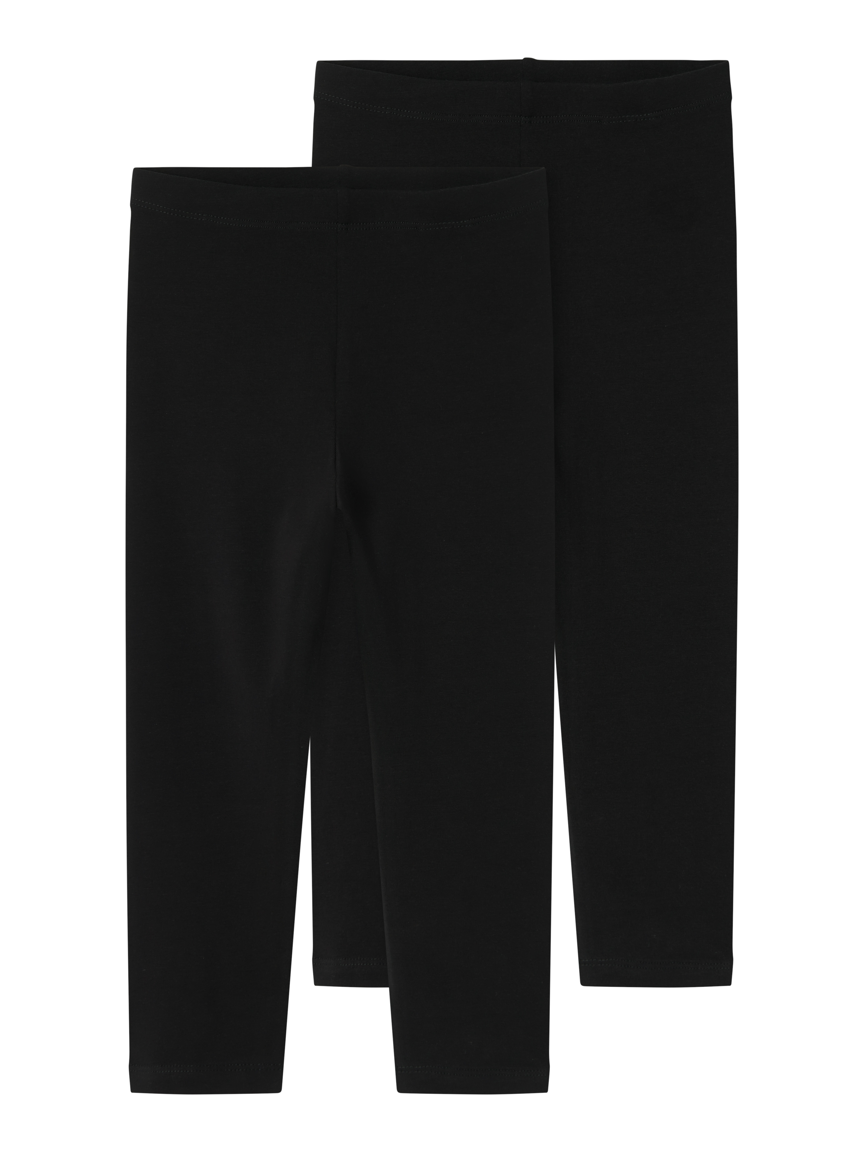 Name It Caprileggings "NKFVIVIAN 2P CAPRI LEGGING F NOOS" aus Baumwollmischung mit Elasthan, Regular Fit, wadenlang, elastisch