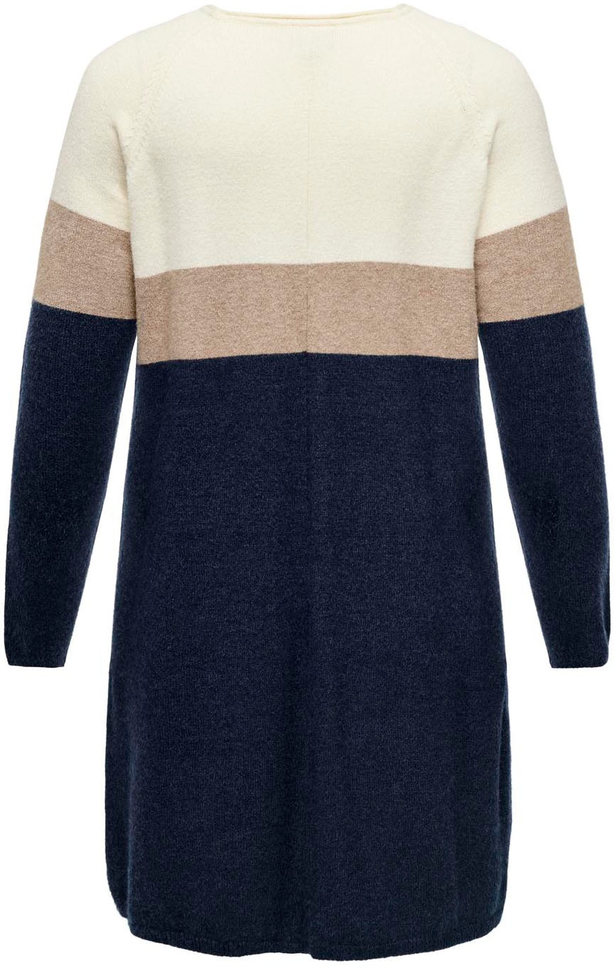 ONLY CARMAKOMA Strickkleid "CARLAURA L/S ABK DRESS KNT" günstig online kaufen