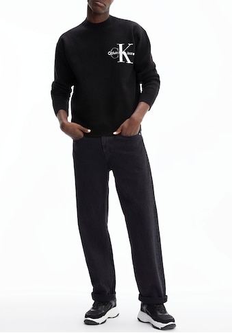 Calvin Klein Jeans Strickpullover »TWO TONE MONOGRAM LOGO SWEATER« kaufen