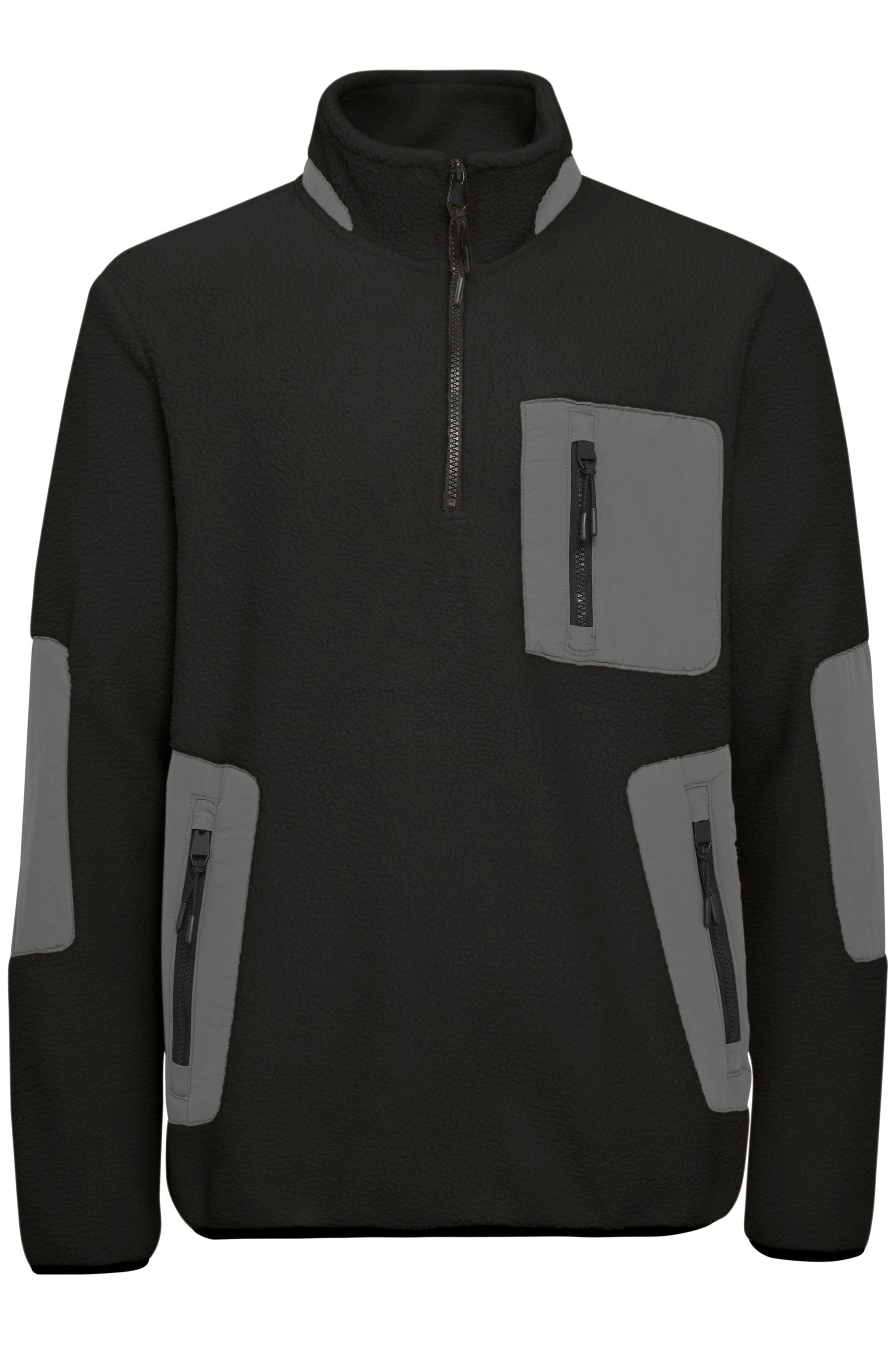 Blend Sweatshirt "BHLaurup", Gemütlicher Teddy-Troyer mit Reißverschluss günstig online kaufen