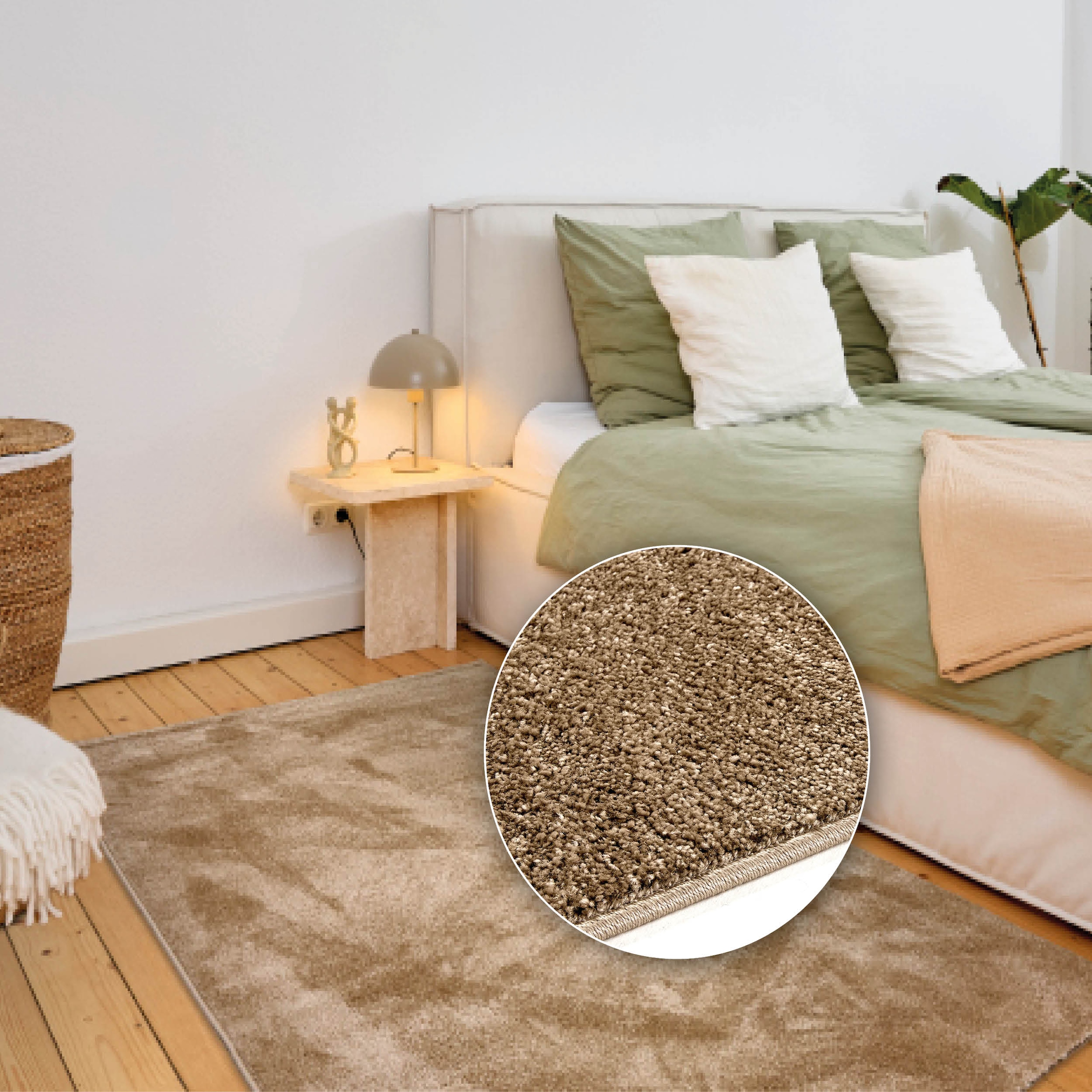 ASTRA Teppich »Sam 250«, rechteckig, 8 mm Höhe, weicher Kurzflor, Wohnzimmer, Schlafzimmer