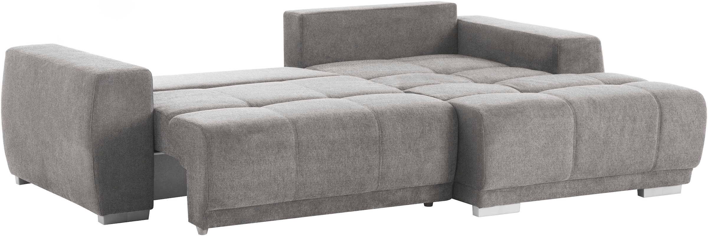 INOSIGN Ecksofa »Bolero L-Form«, wahlweise mit Bettfunktion & Bettkasten