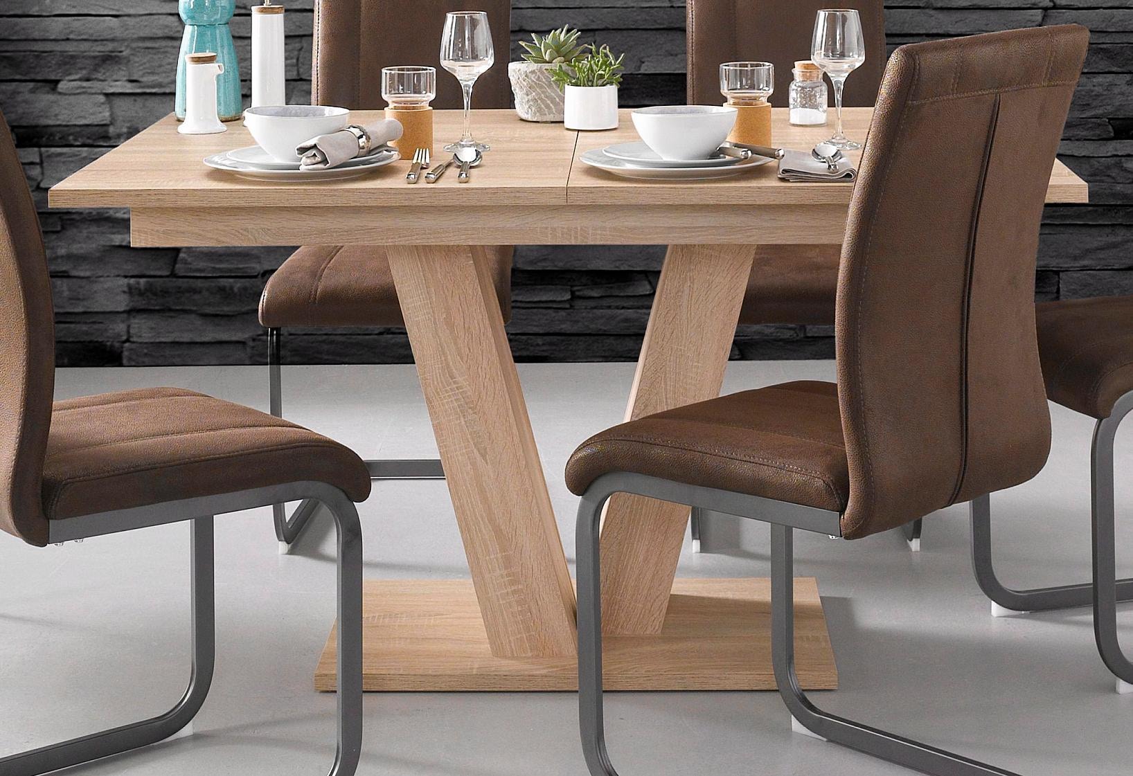 Homexperts Esstisch, Breite 140 cm, mit Auszugsfunktion