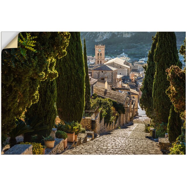 Artland Wandbild »Blick vom Kalvarienberg auf Pollenca«, Mallorca, (1 St.),  als Alubild, Leinwandbild, Wandaufkleber oder Poster in versch. Größen  bestellen | BAUR