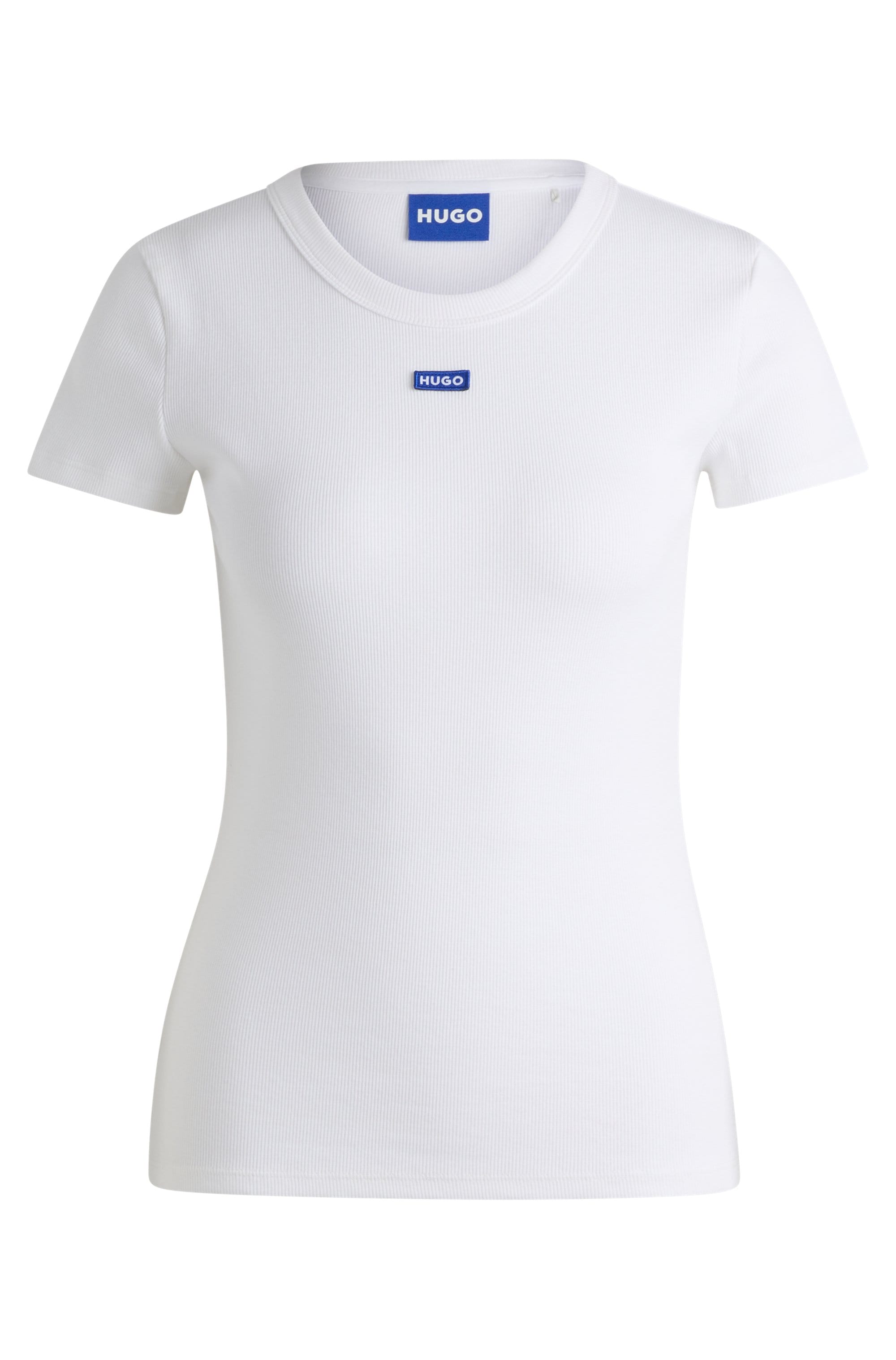 HUGO Blue T-Shirt »Easy Tee_B«, mit HUGO Aufnäher