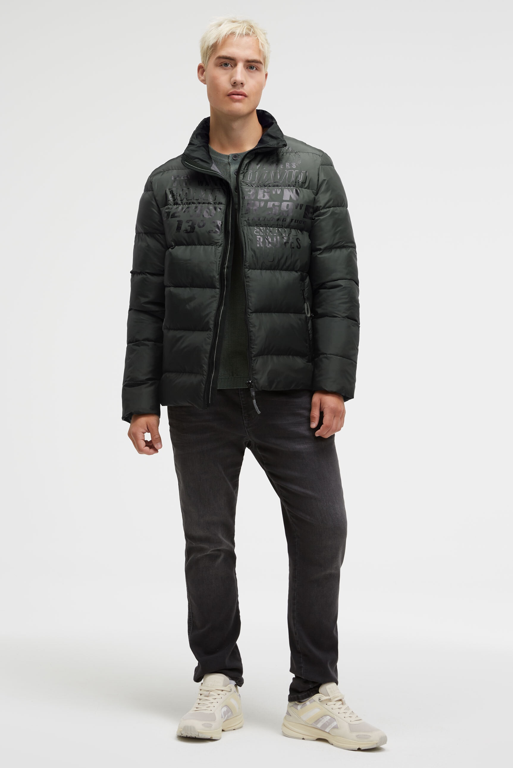 CAMP DAVID Winterjacke ohne Kapuze mit Windbreaker-Bündchen