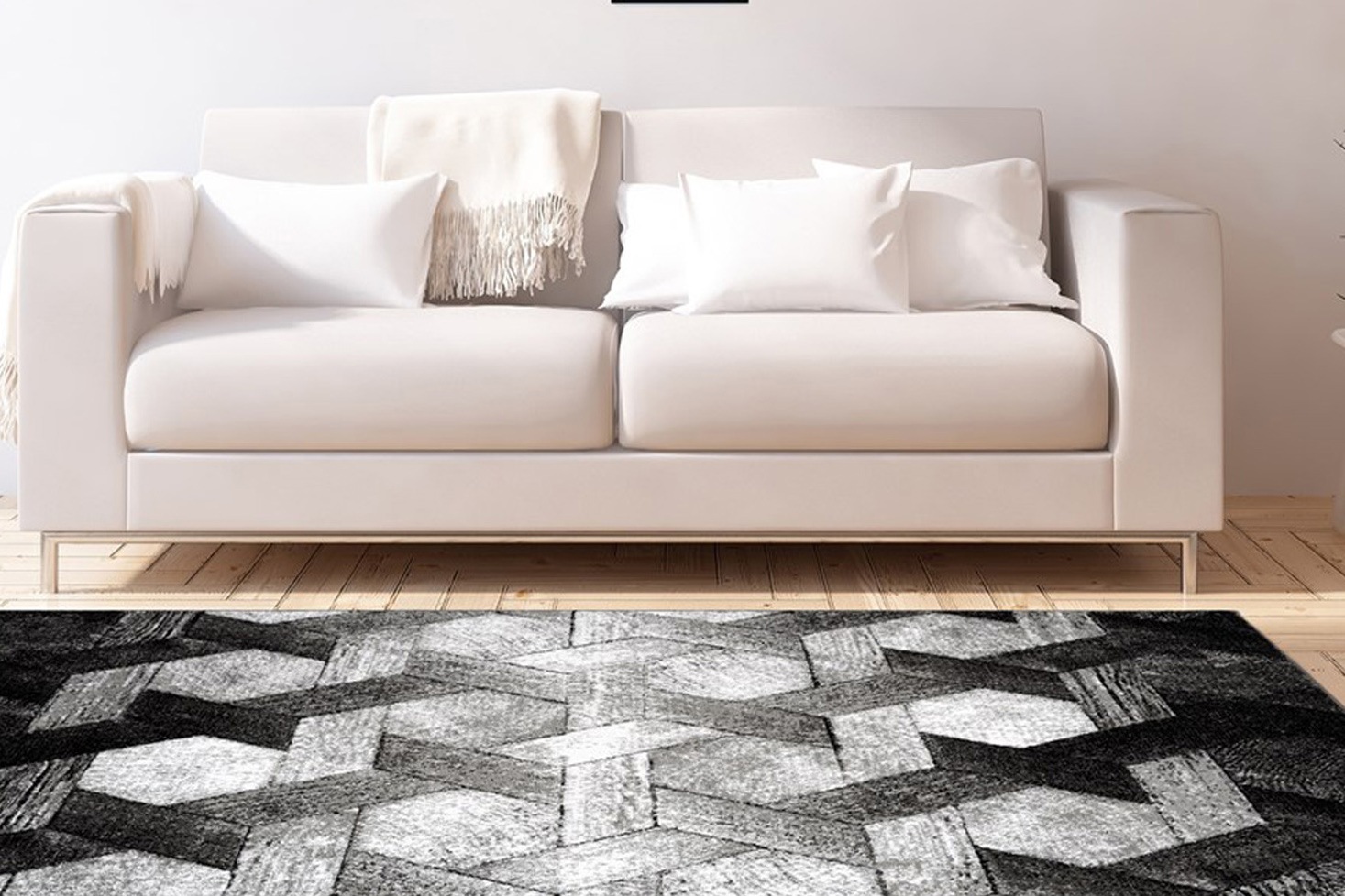 calo-deluxe Teppich "Astro 301" rechteckig 14 mm Höhe Kurzflor, Wohnzimmer günstig online kaufen